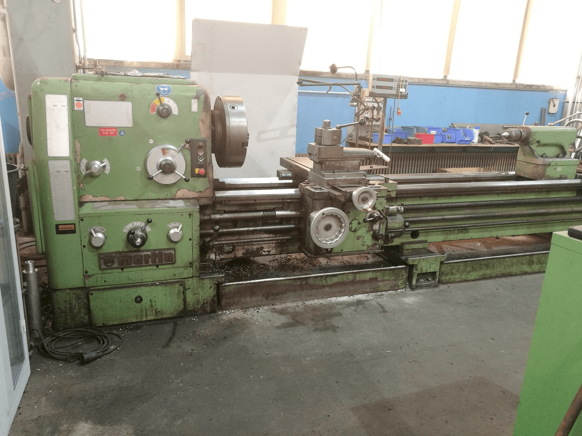 Makine Martin DS 80 - Önden görünüm