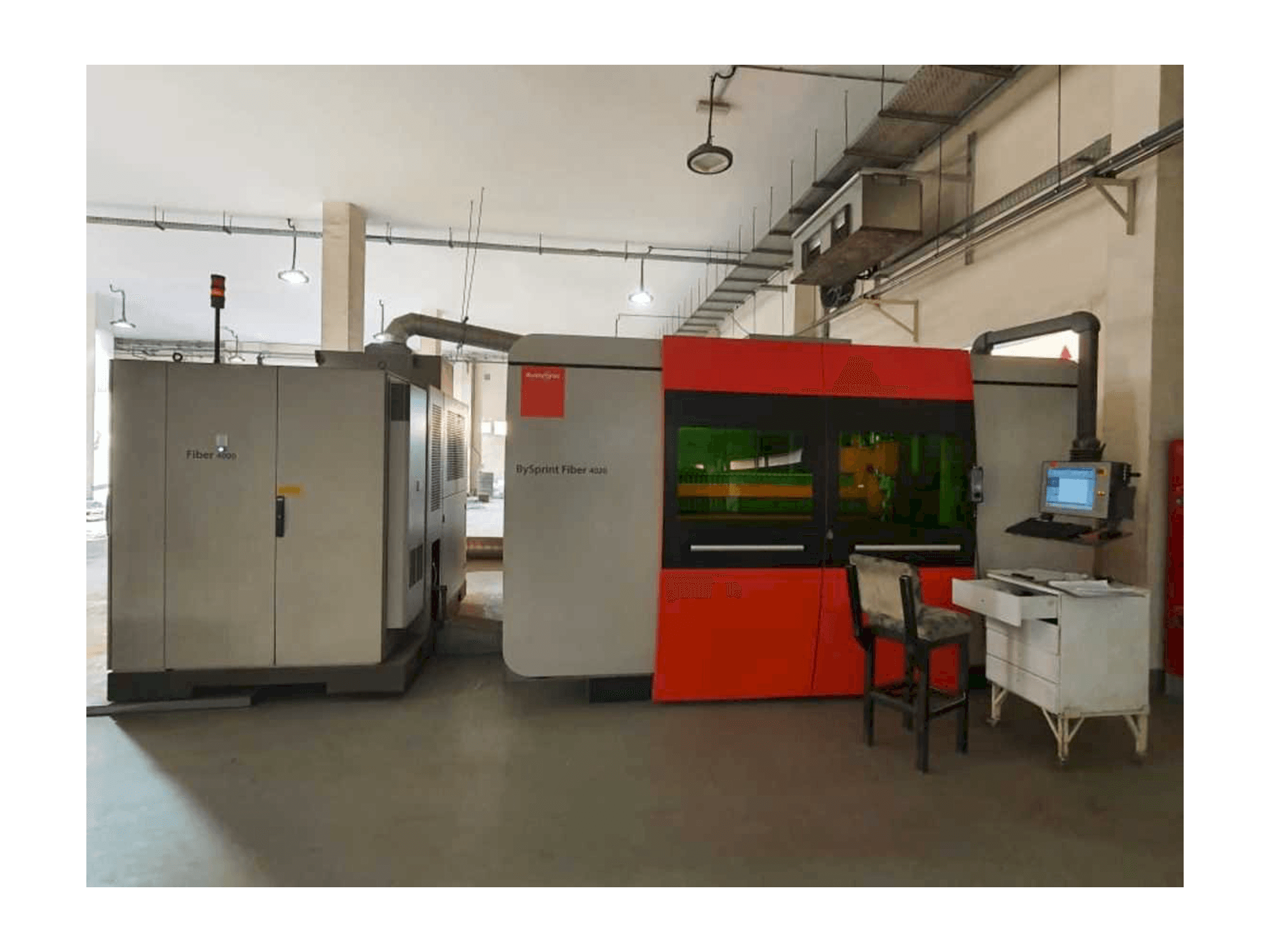 Makine Bystronic BySprint Fiber 4020 - Önden görünüm