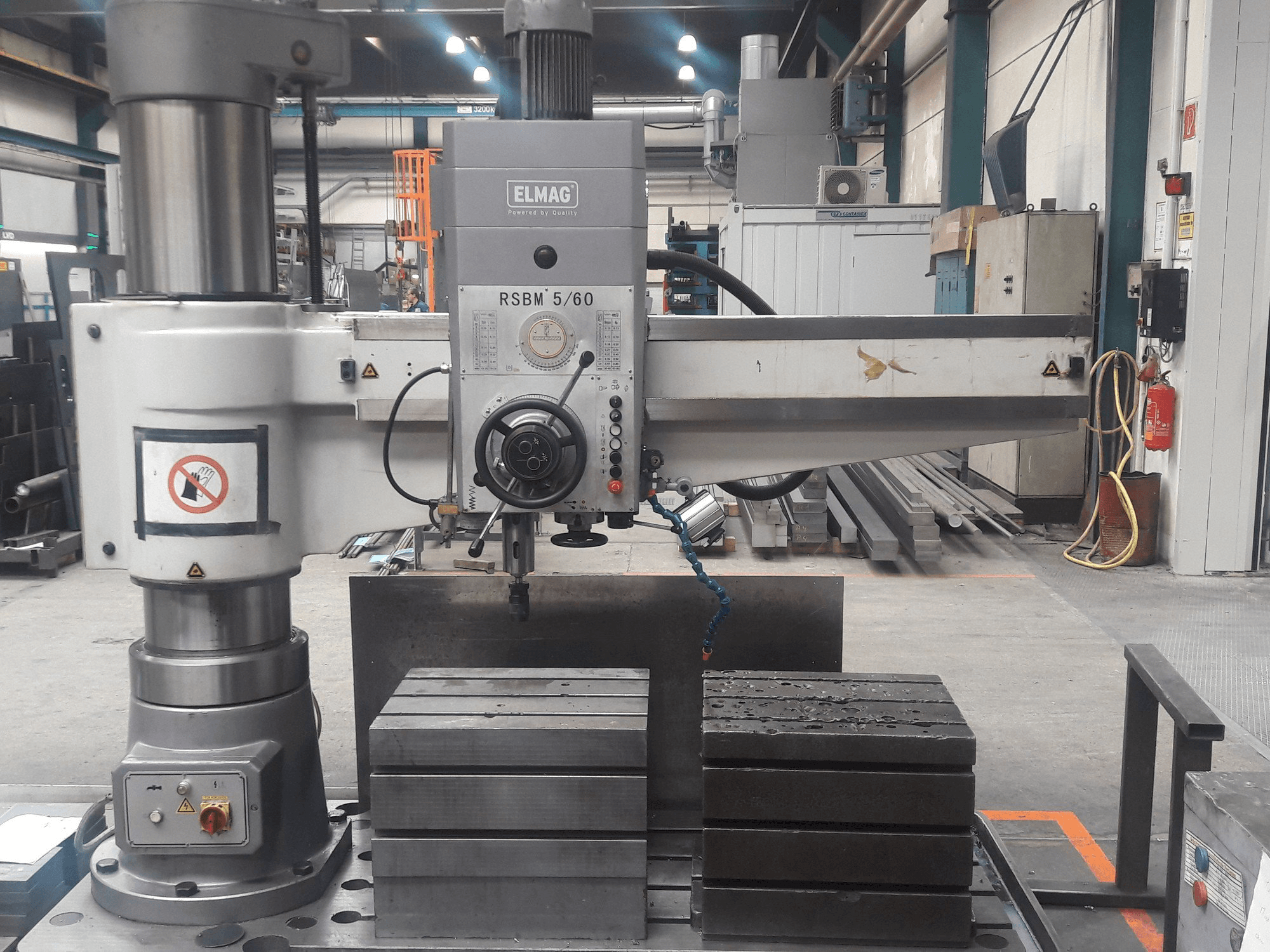 Makine ELMAG RSBM 5/60 - Önden görünüm