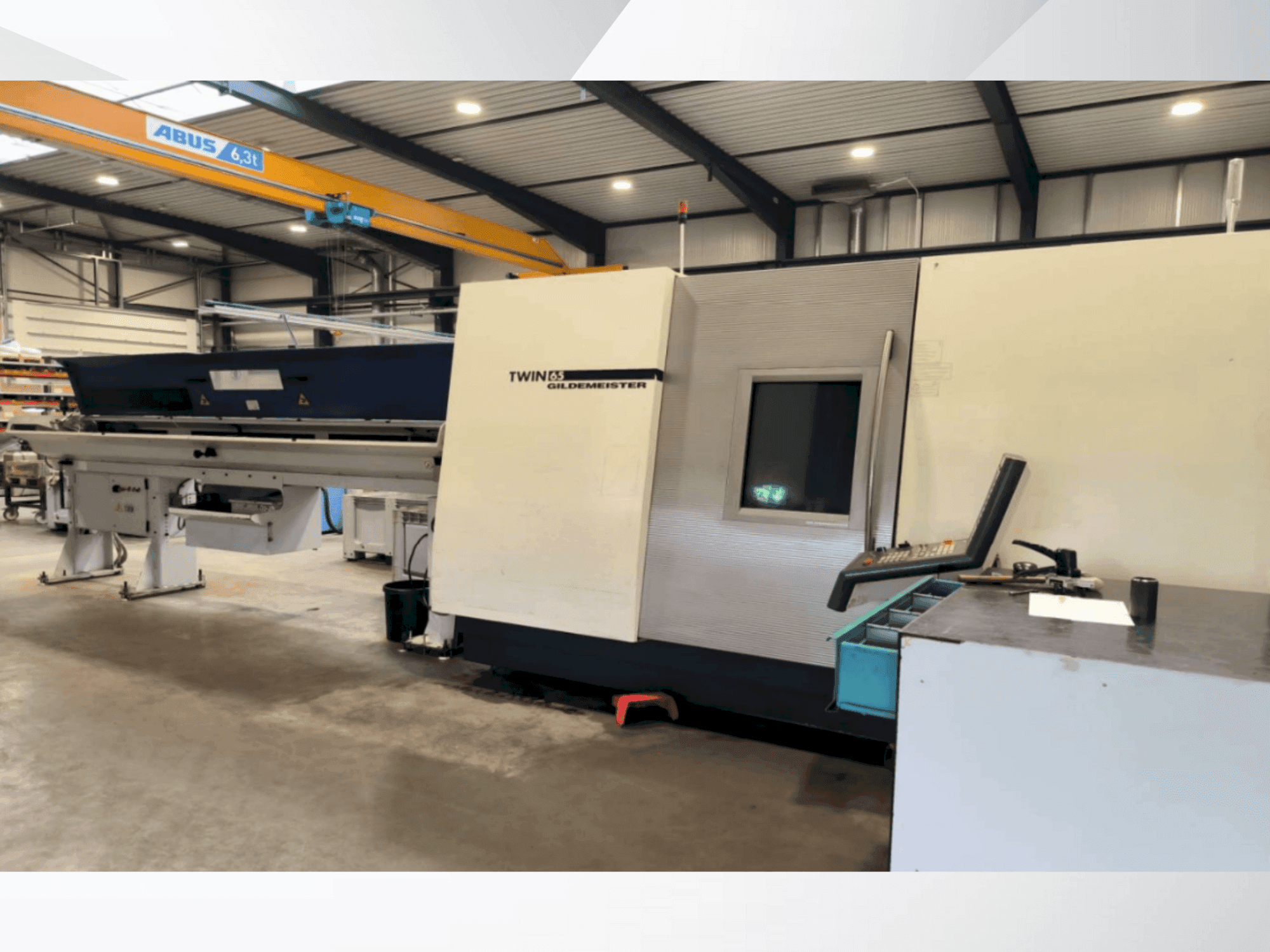 Makine DMG Gildemeister Twin 65 - Önden görünüm