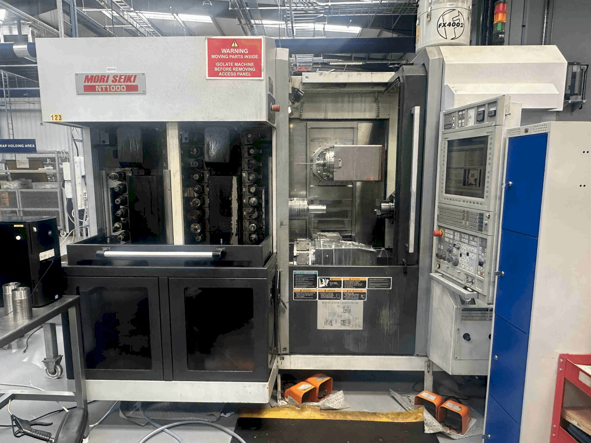 Makine MORI SEIKI NT1000SZM - Önden görünüm