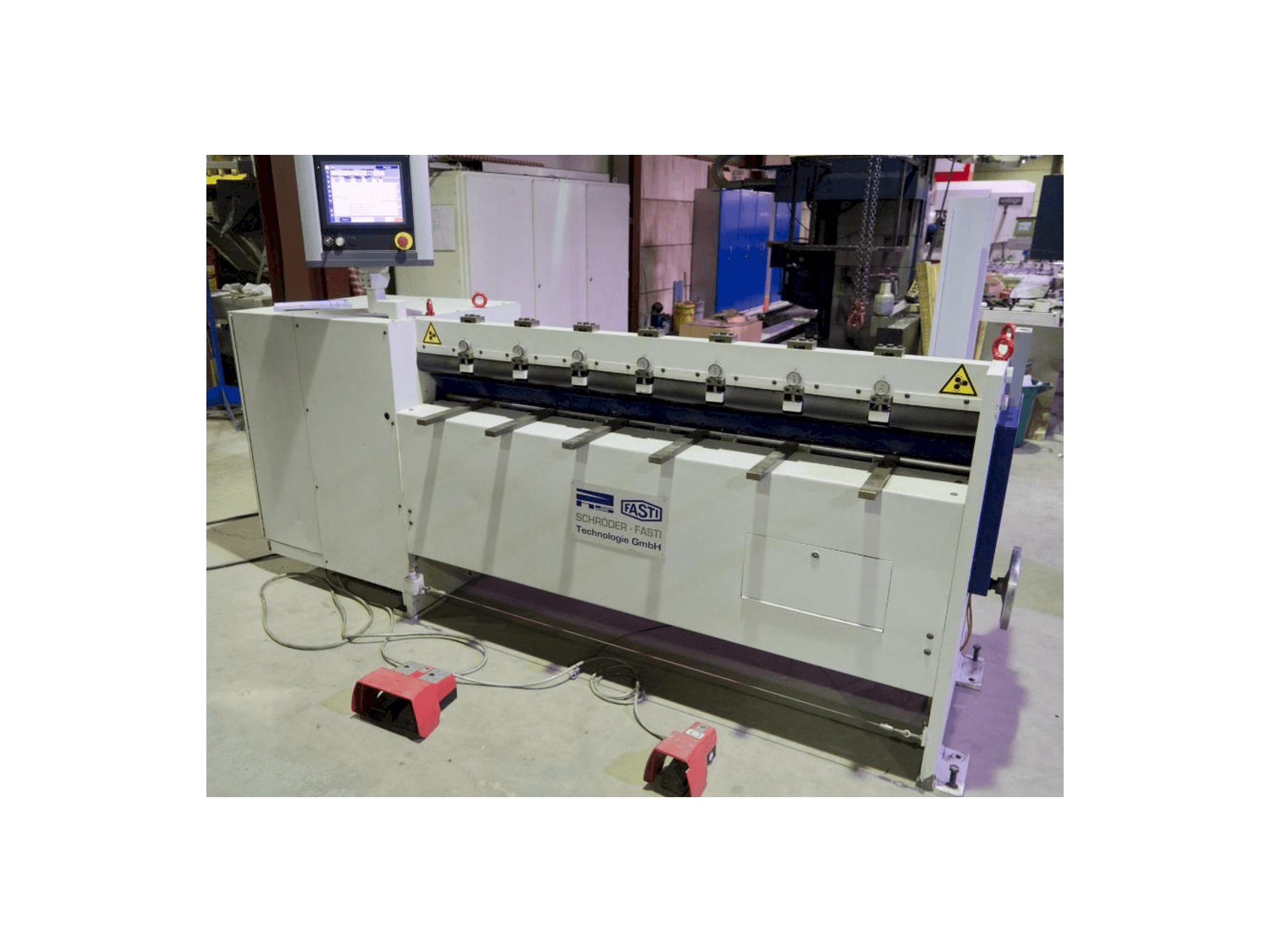 Makine SCHRODER Fasti 145-18/075 - Önden görünüm