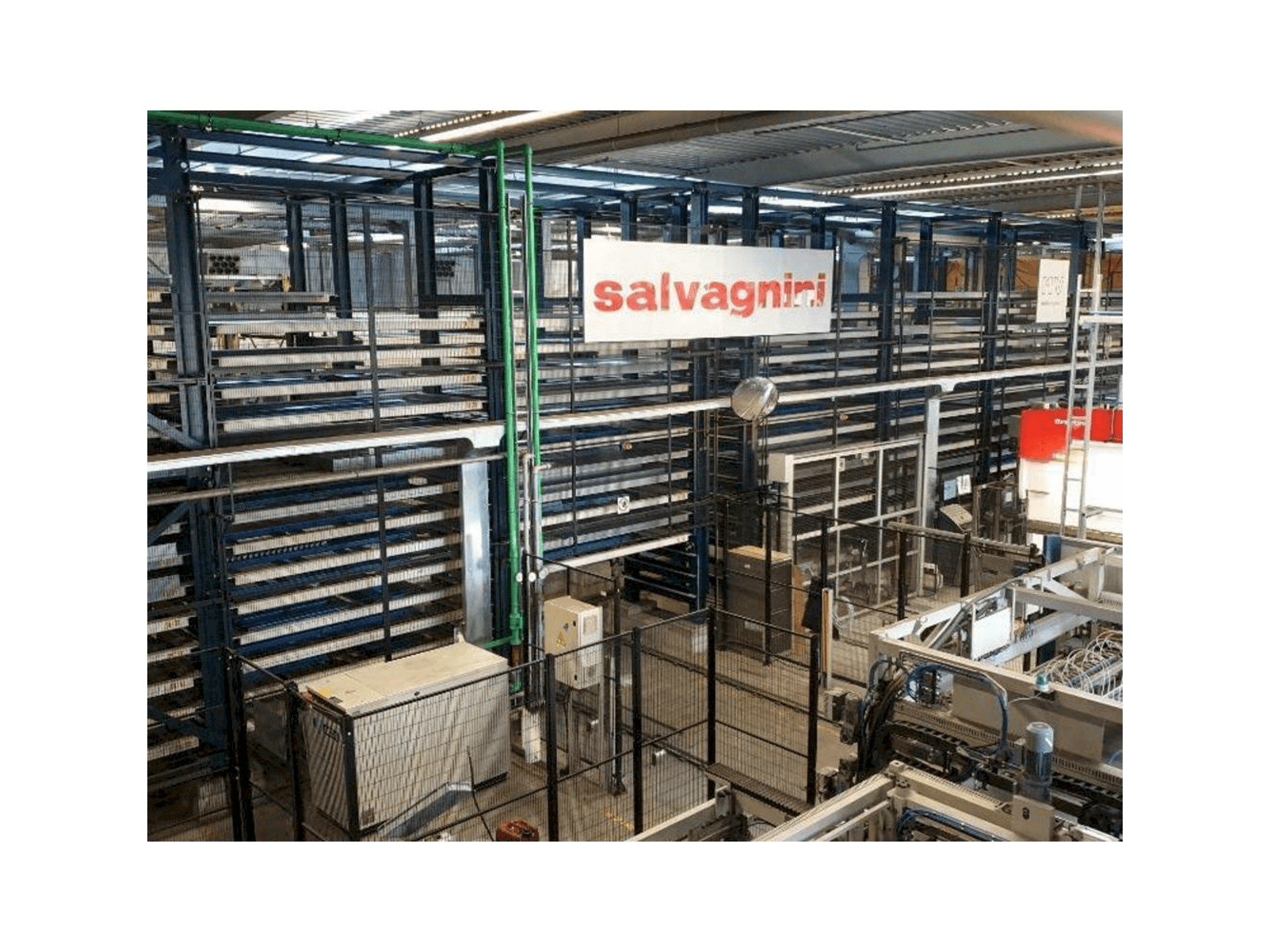 Makine Salvagnini S4 and P4 and MV installation - Önden görünüm