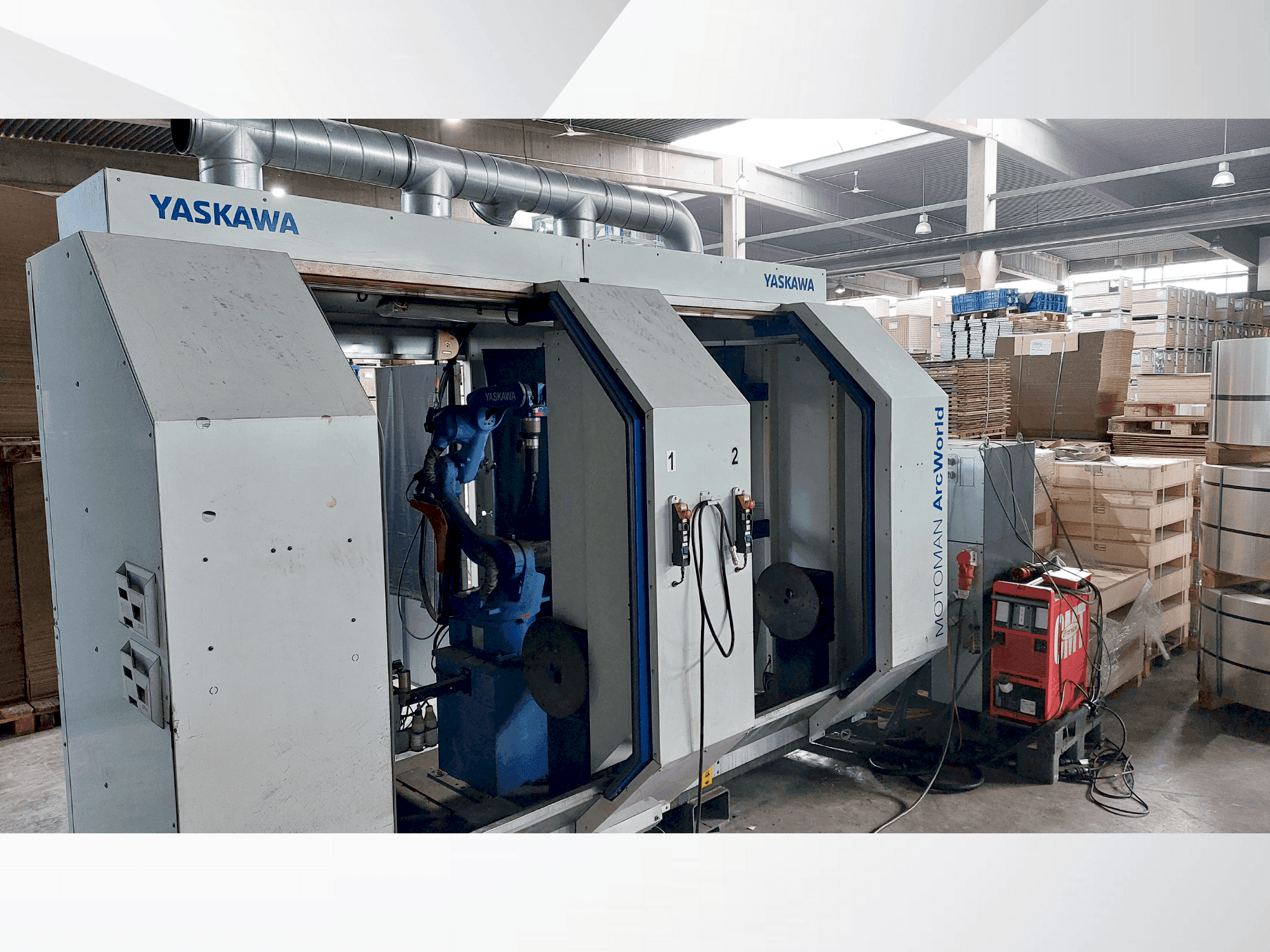 Makine Yaskawa Motoman ArcWorld - Önden görünüm