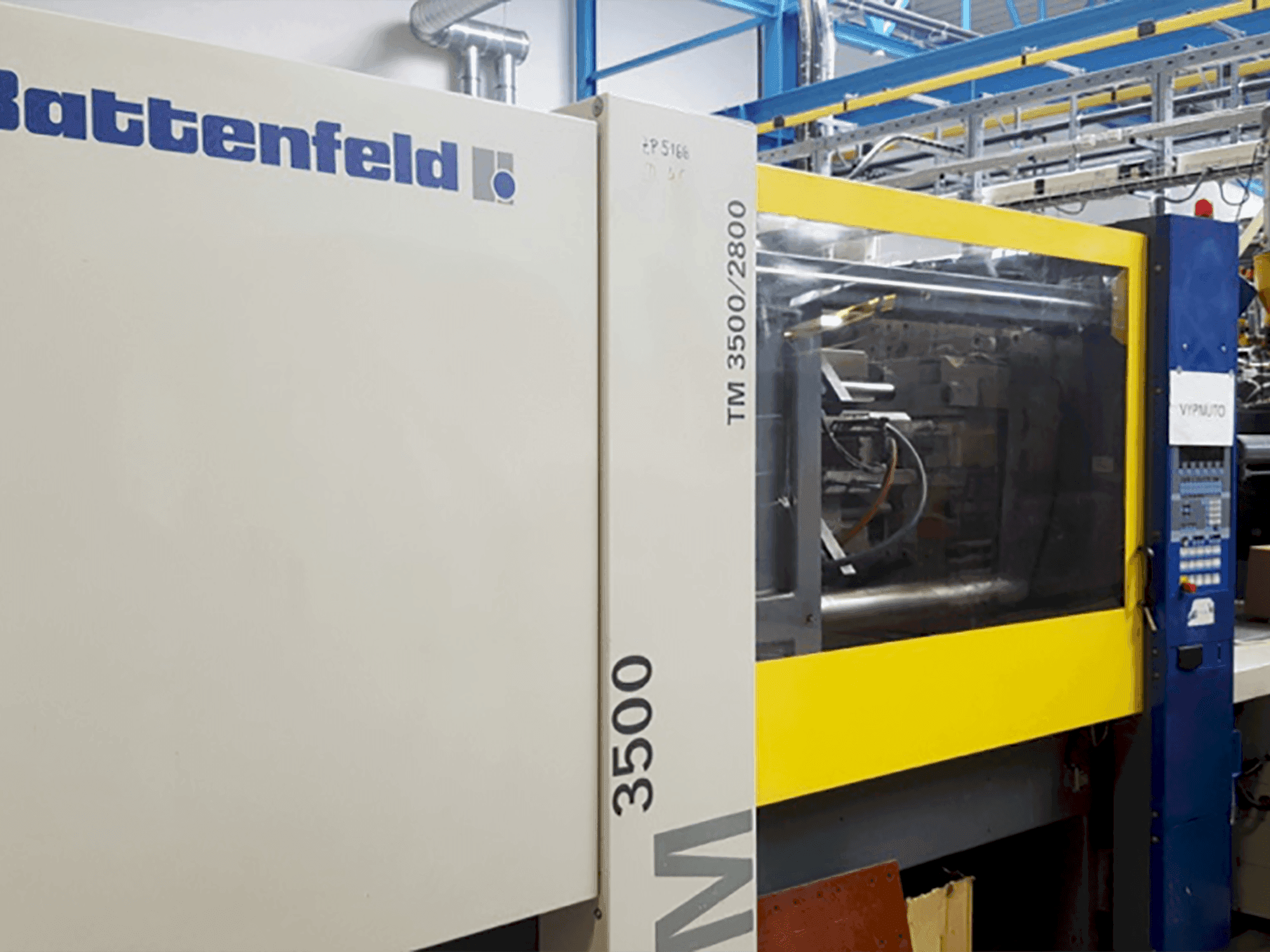 Makine Battenfeld TM 3500/2800 - Önden görünüm