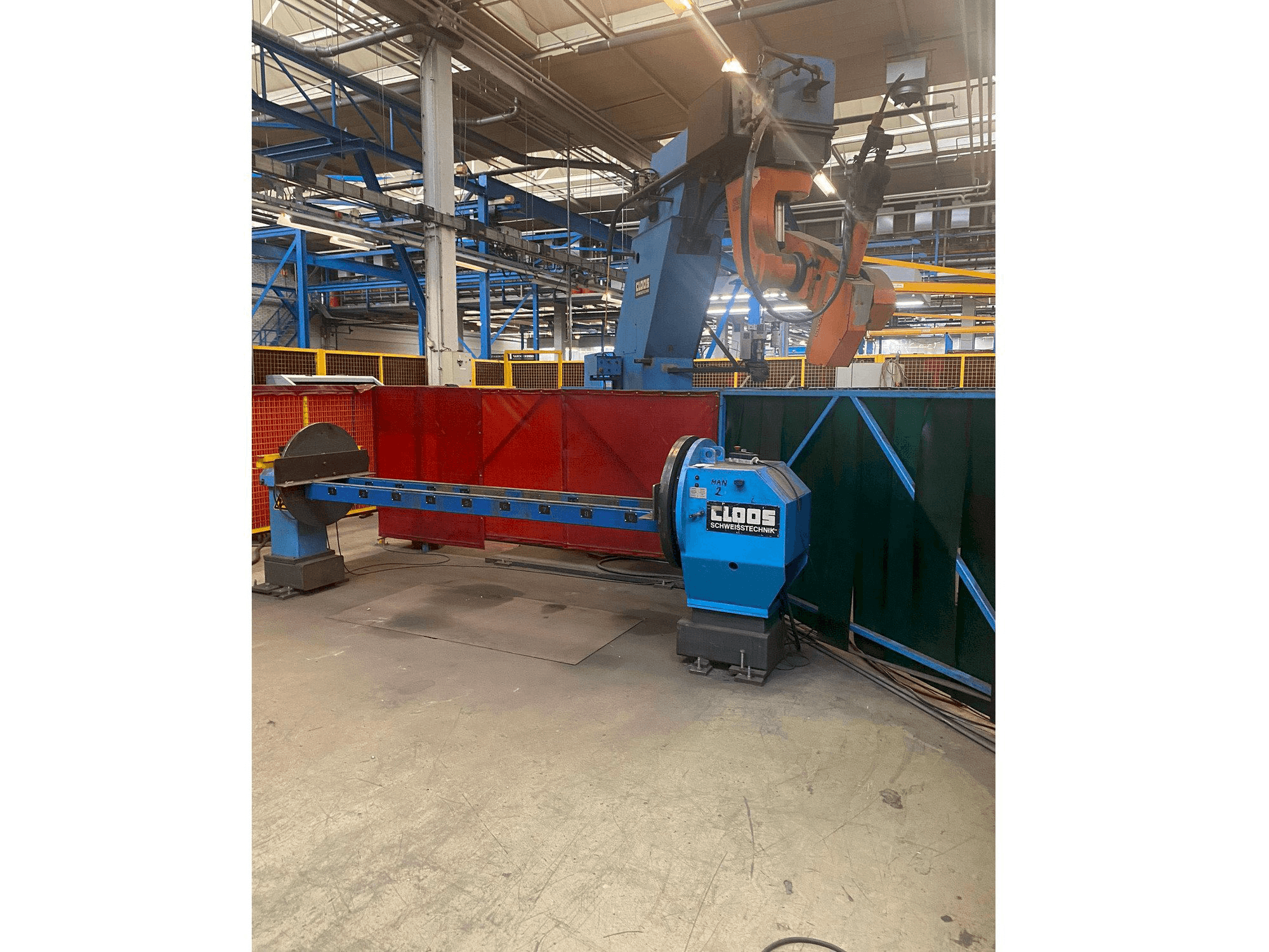 Makine Carl Cloos Romat 310 C-Stander WPV-DP-5000N - Önden görünüm