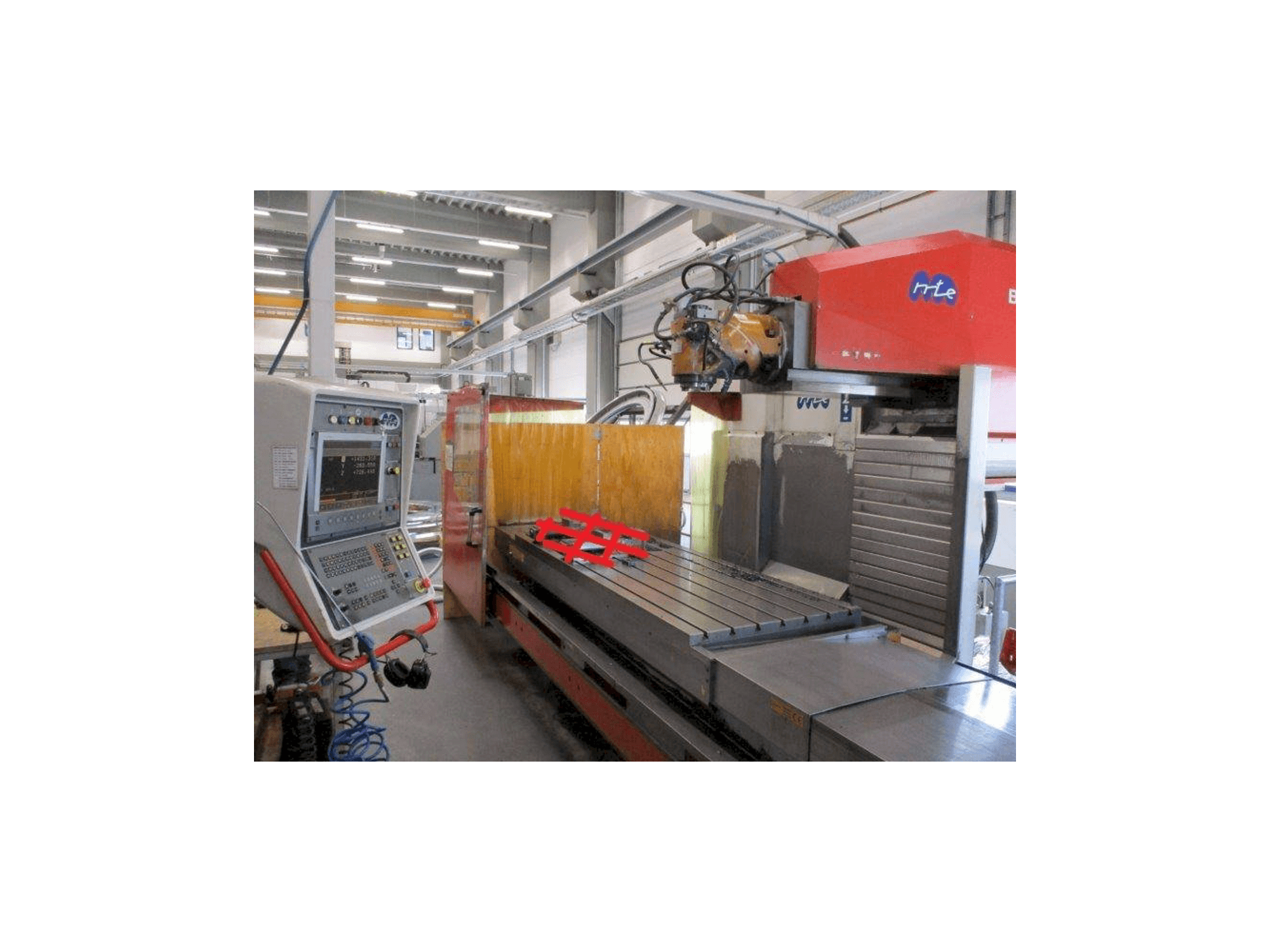 Makine MTE BF-2700 - Önden görünüm