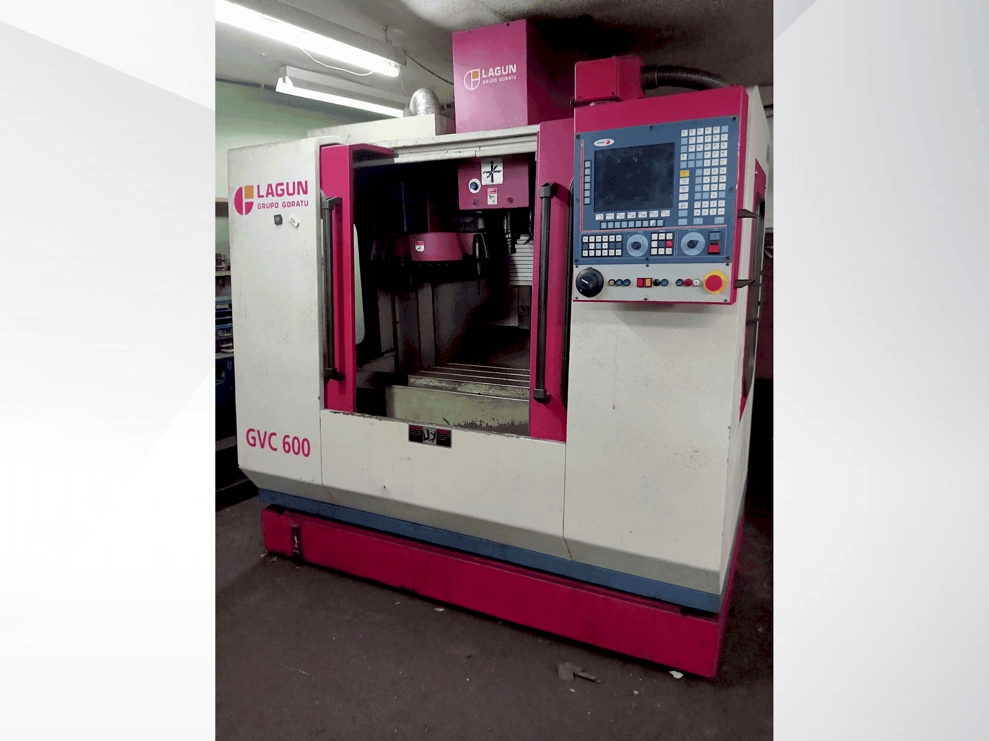 Makine LAGUN GVC 600 - Önden görünüm