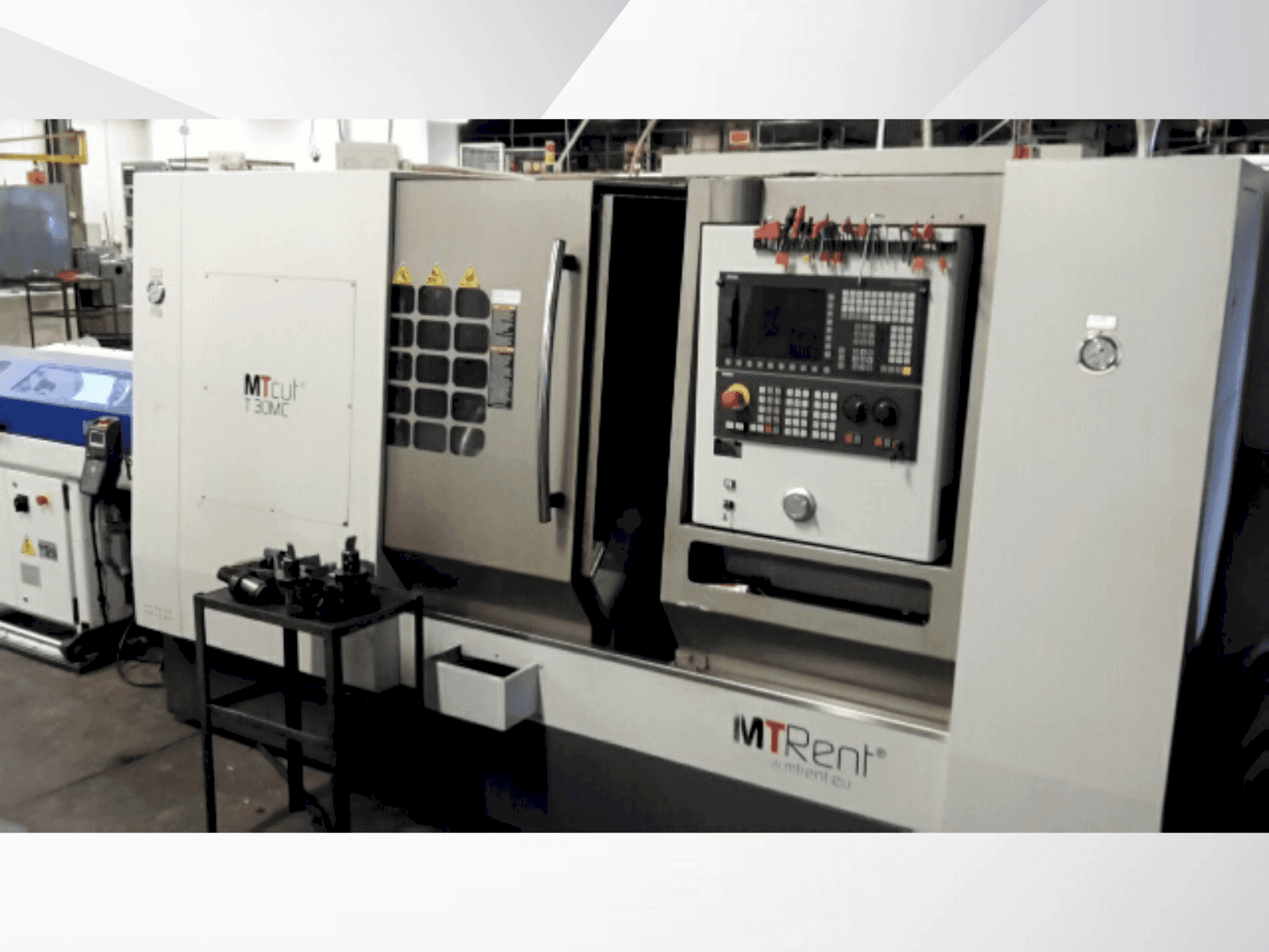 Makine MTRent T30MC - Önden görünüm