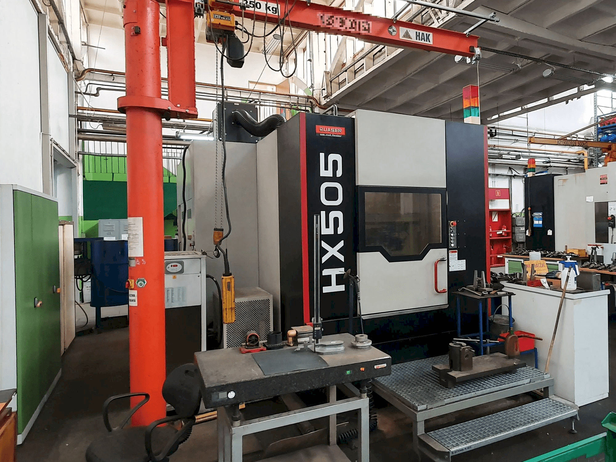 Makine Quaser HX505 AP / 6B - Önden görünüm