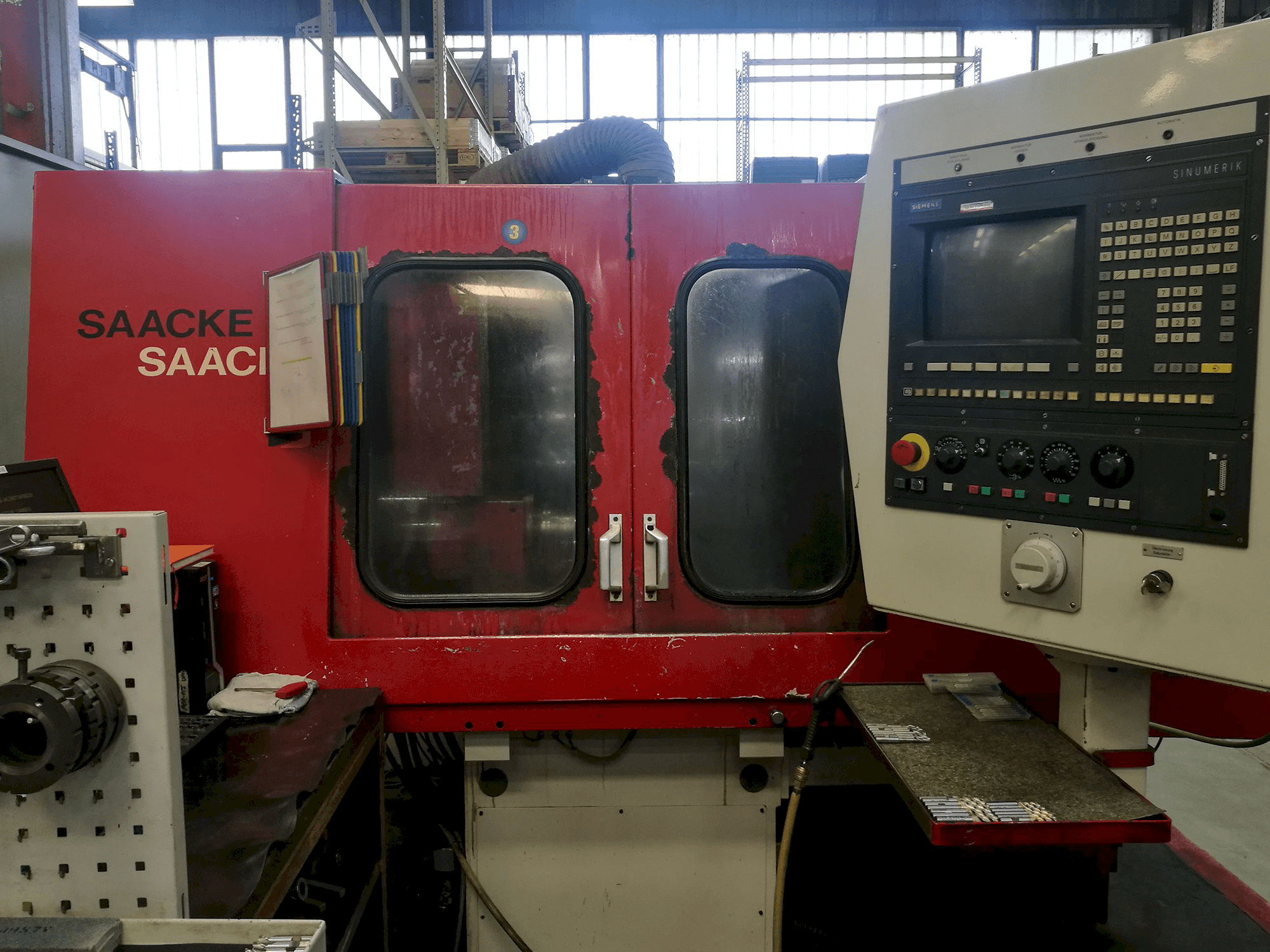 Makine SAACKE - Önden görünüm UWII CNC