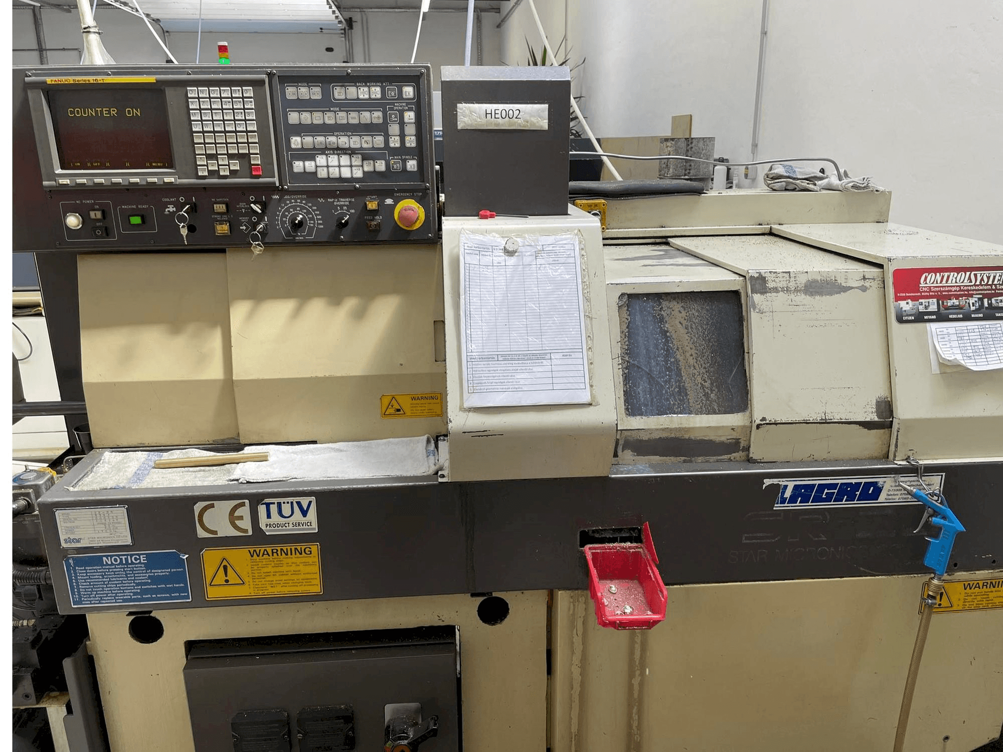 Makine Star SR20 - Önden görünüm
