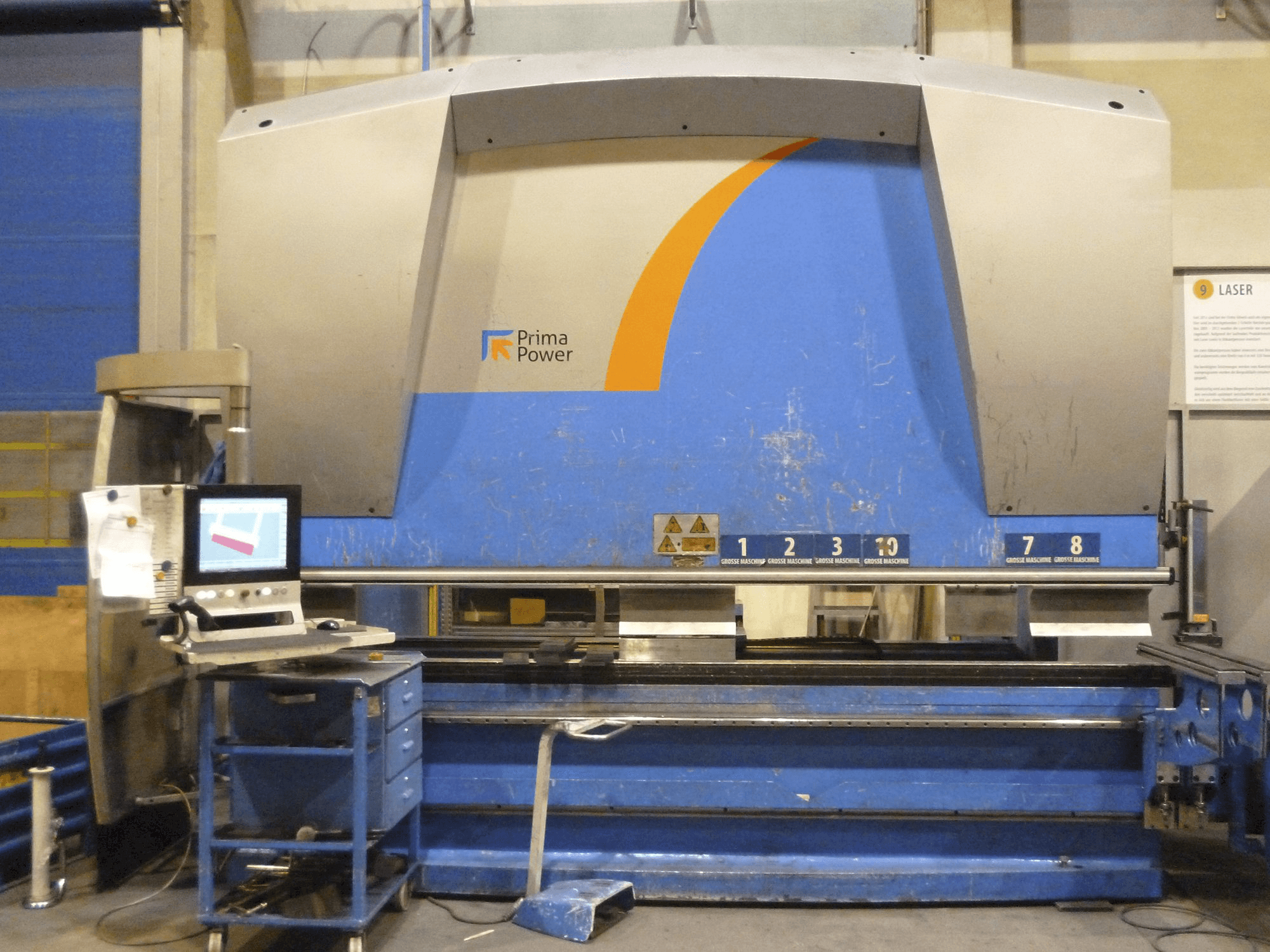 Makine Prima Power - Önden görünüm PAO 32040 PLS
