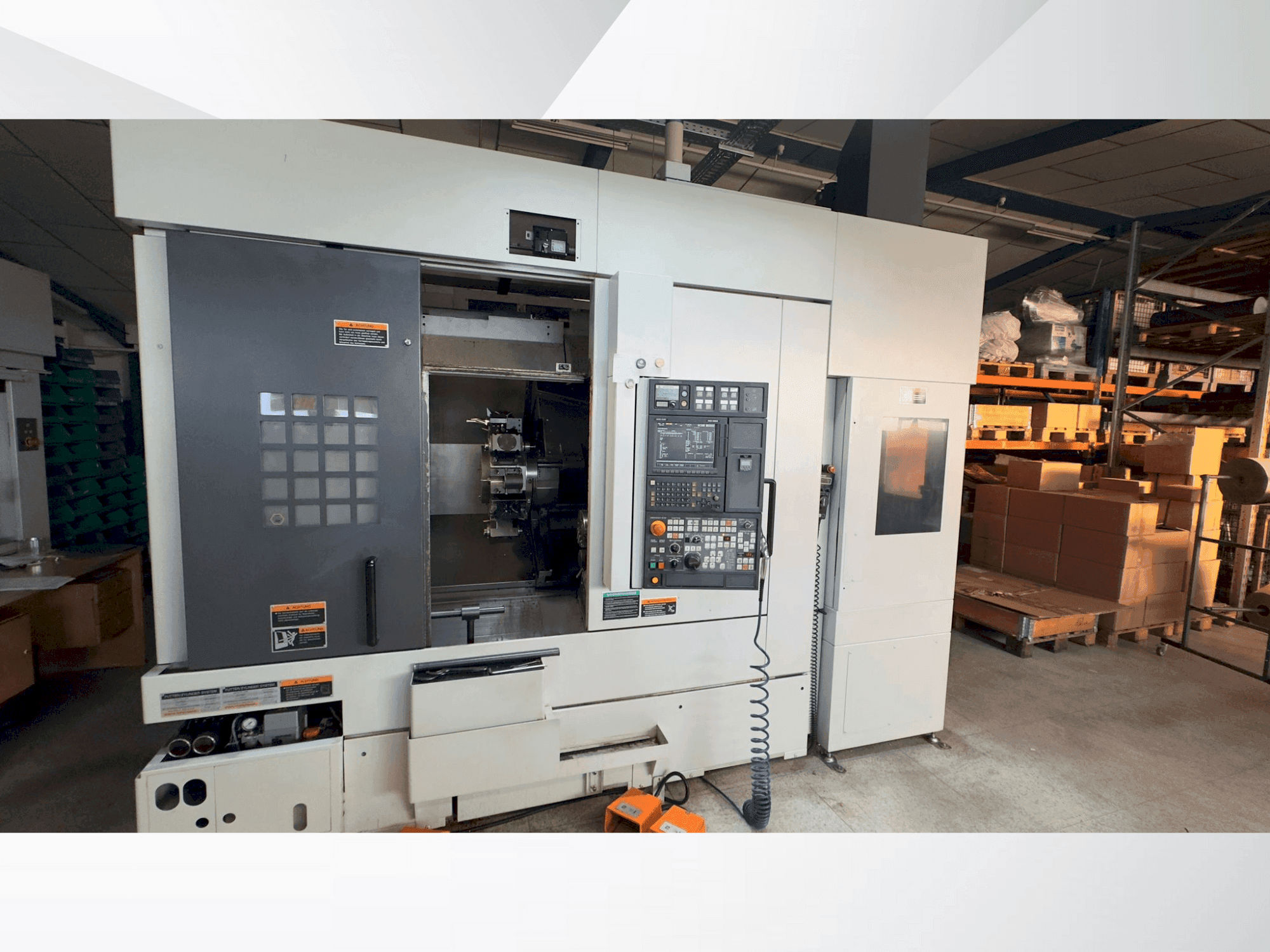 Makine MORI SEIKI NL 2000 SY /500 - Önden görünüm