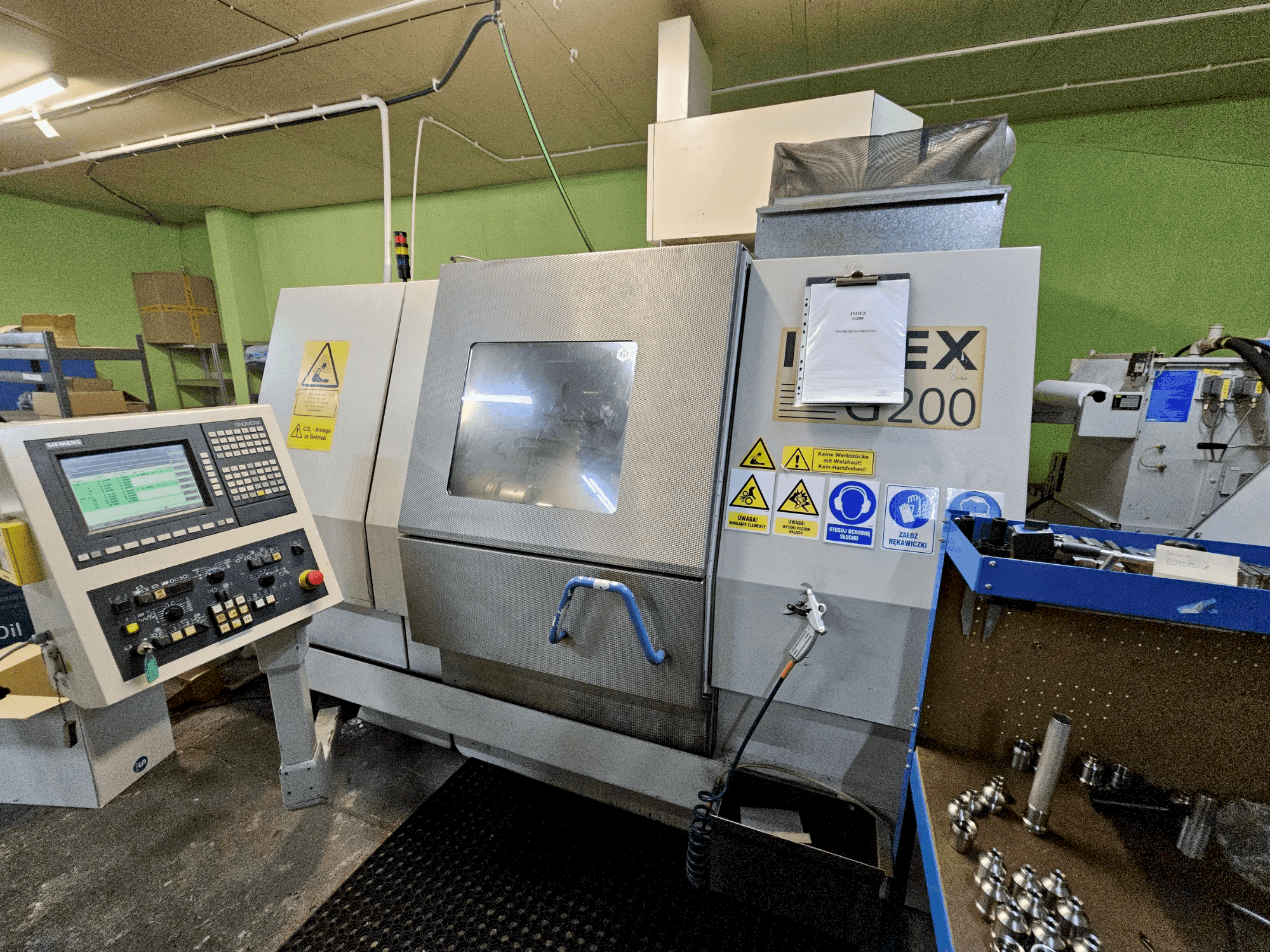 Makine Index G200 - Önden görünüm