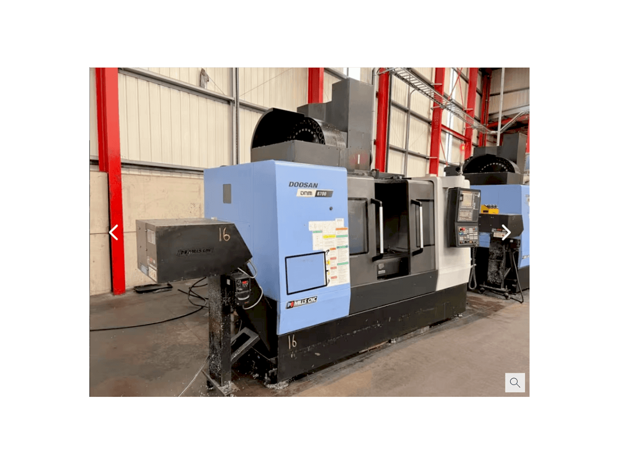 Makine Doosan DNM 6700 - Önden görünüm