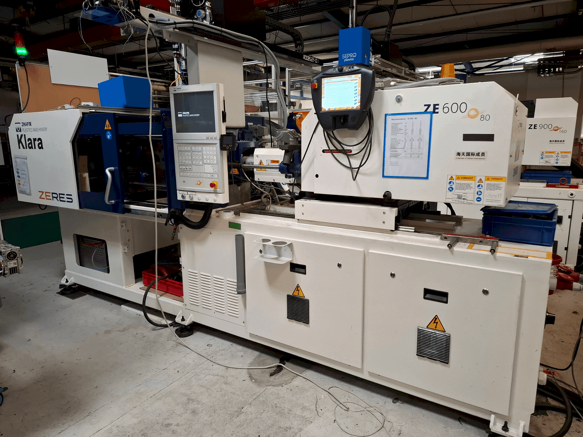 Makine HAITIAN ZHAFIR Zeres ZE600 - Önden görünüm