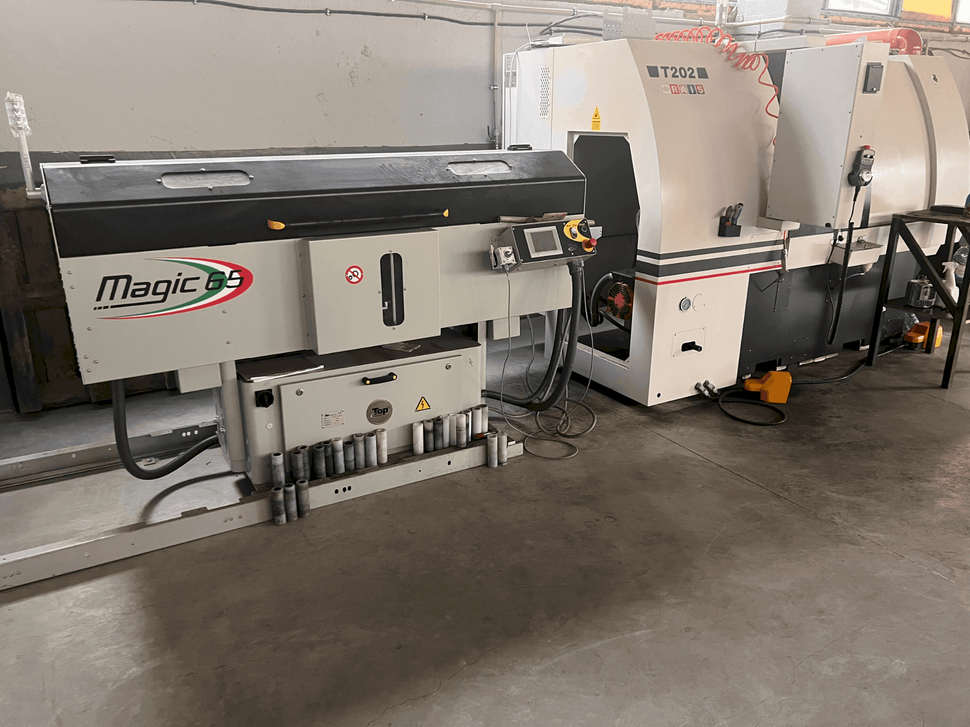 Makine RAIS T202 - Önden görünüm