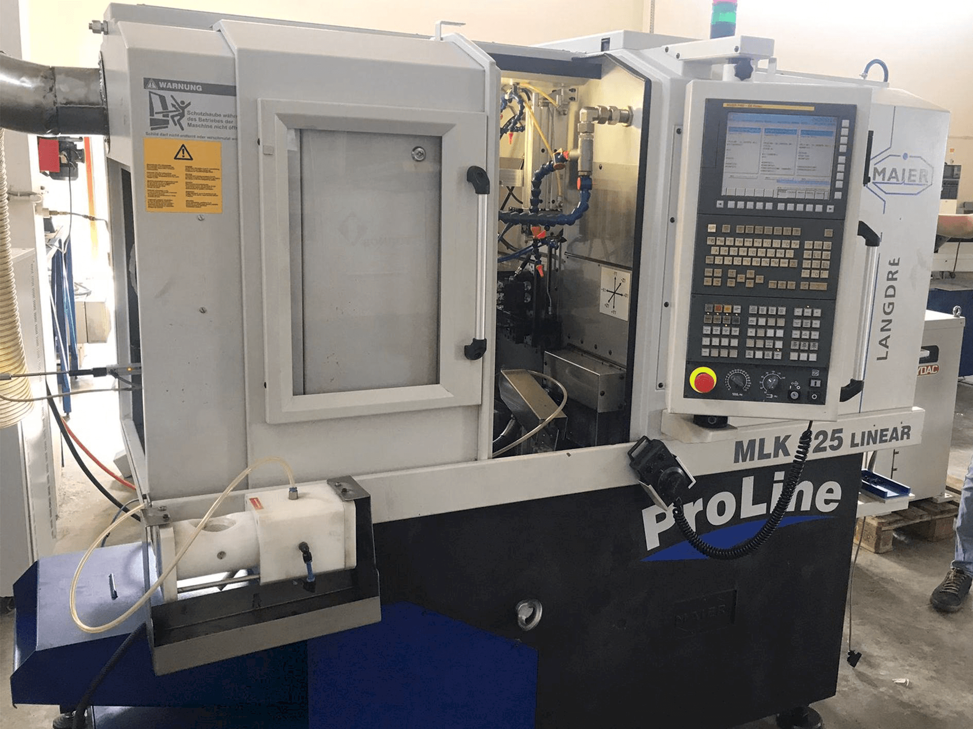 Makine Maier MLK 125 Linear - Önden görünüm