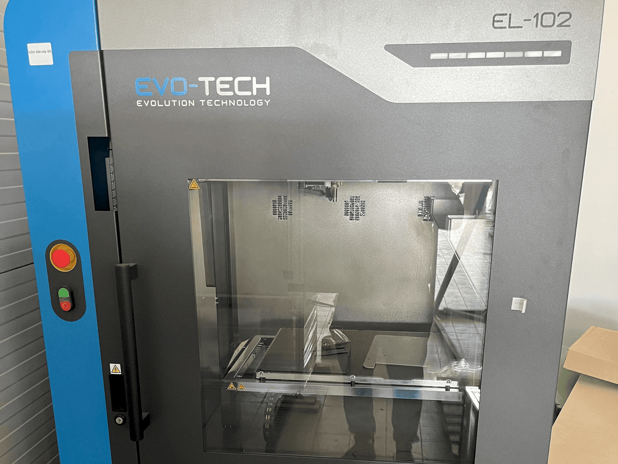 Makine EVO-tech EL-102 V2 - Önden görünüm