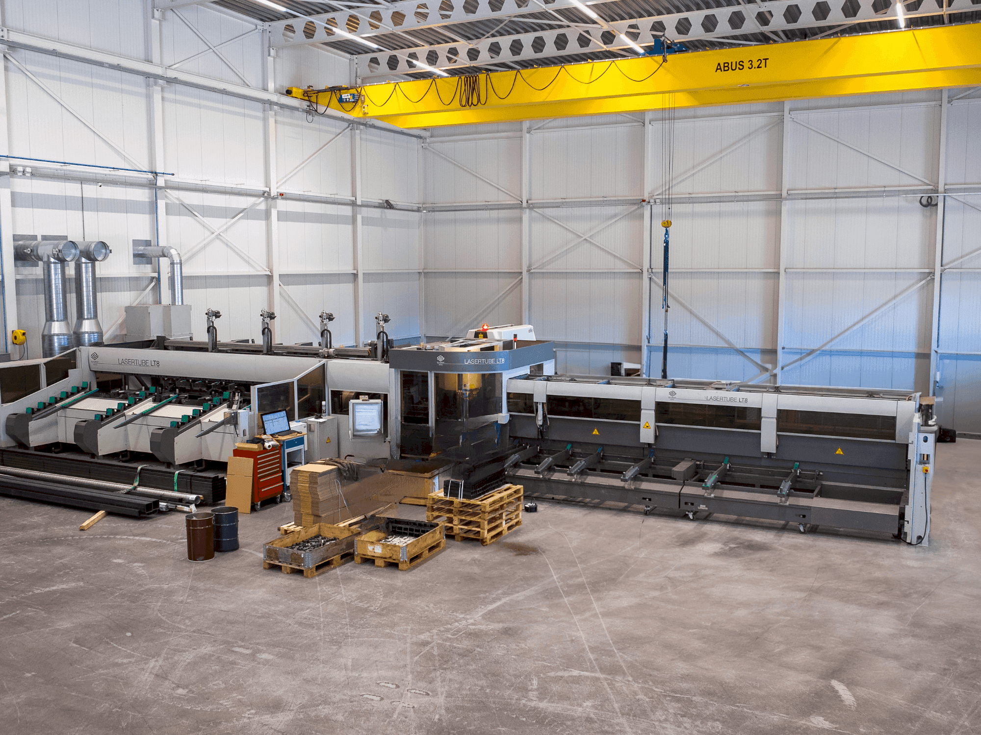 Makine BLM Adige LT8 4kW Co2 - Önden görünüm