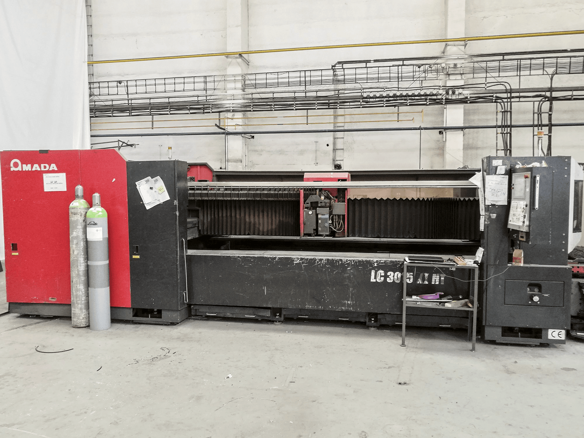 Makine AMADA - Önden görünüm LC 3015 X1 NT
