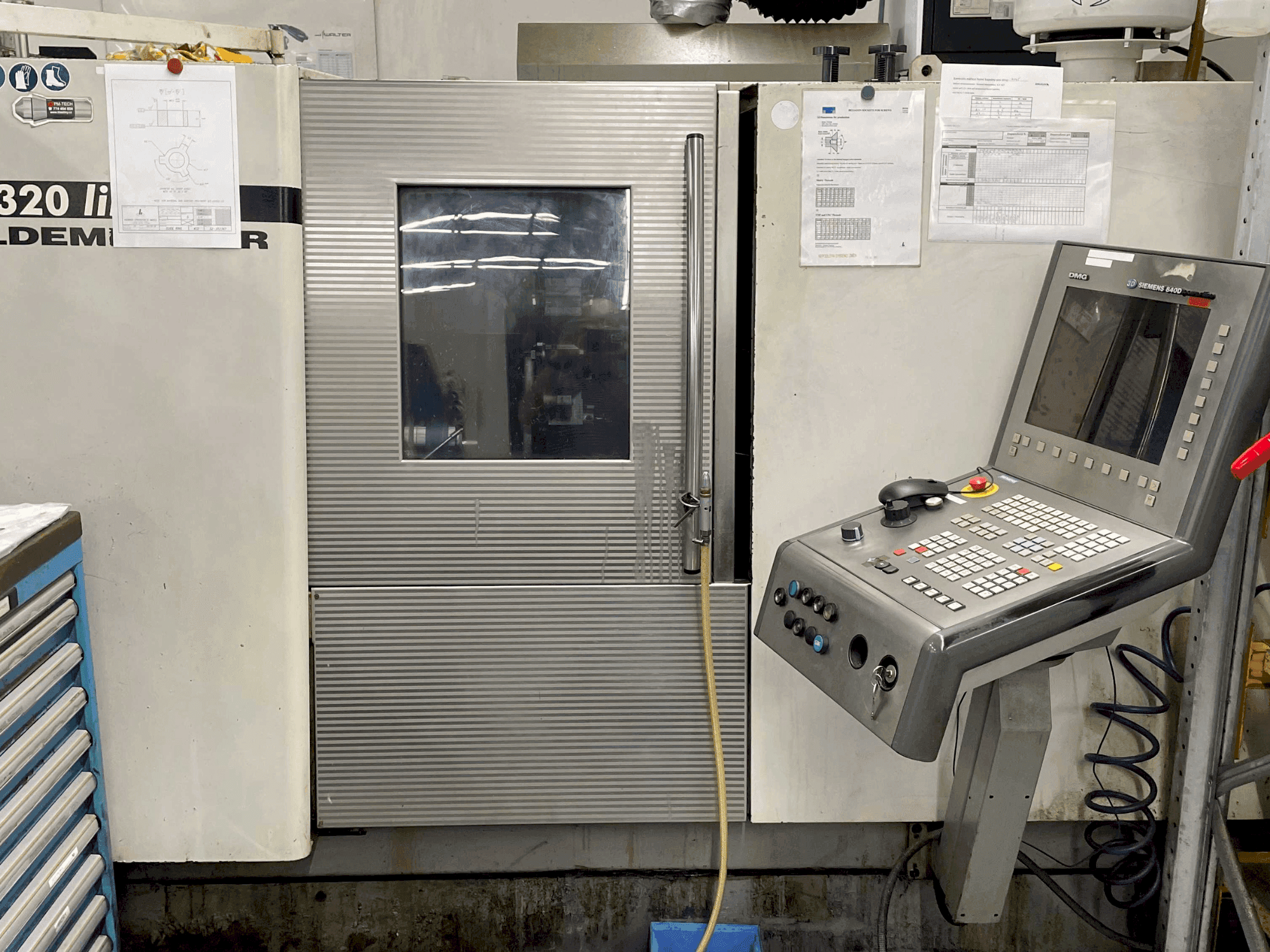 Makine DMG CTX 320 linear - Önden görünüm
