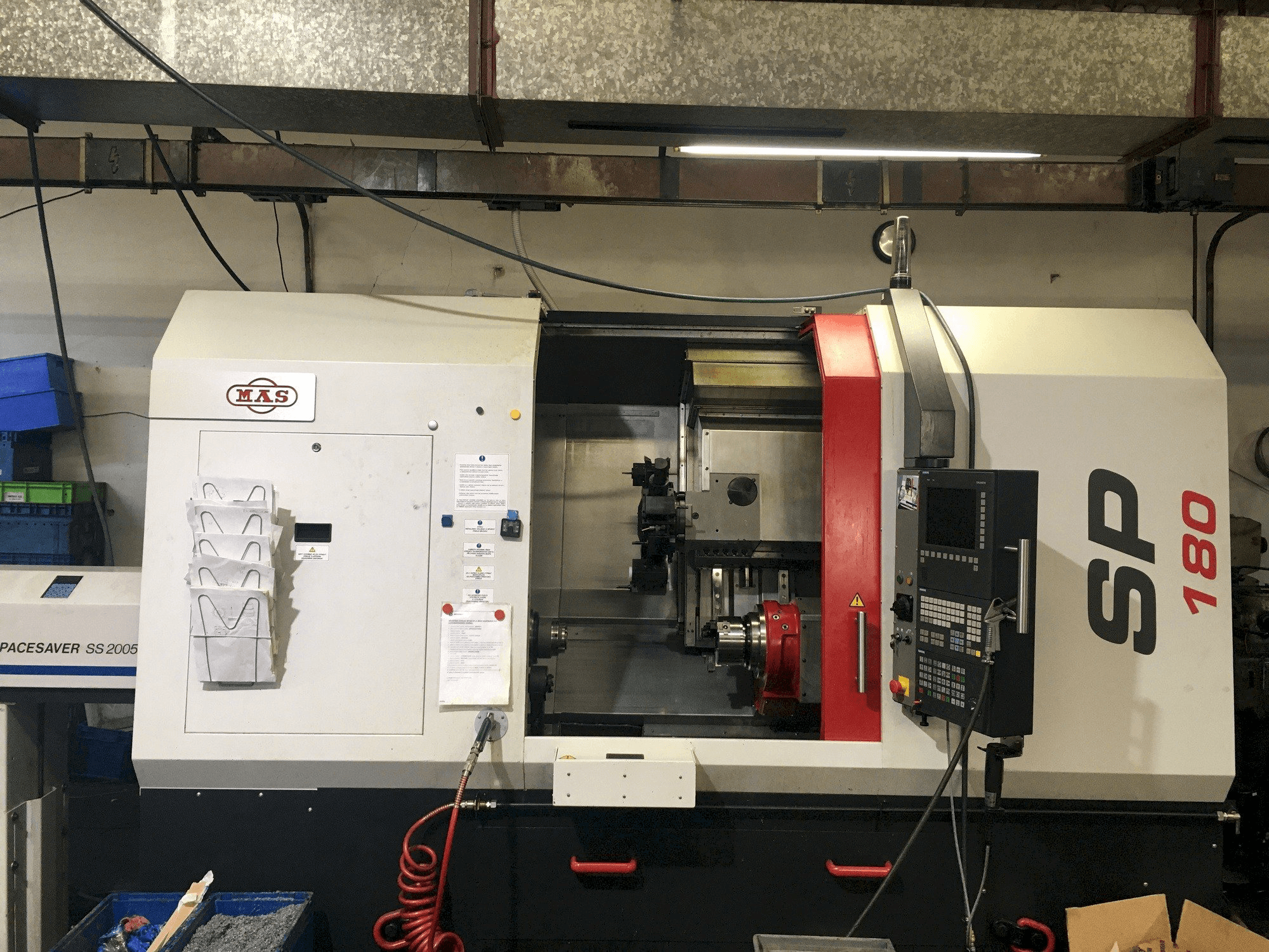 Makine KOVOSVIT MAS SP 180 SY - Önden görünüm