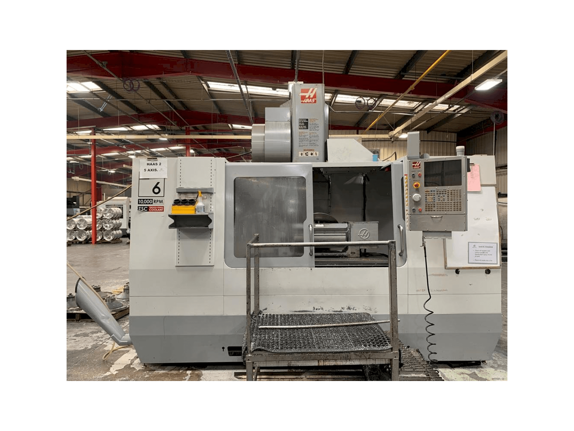 Makine HAAS VF-6/40 - Önden görünüm