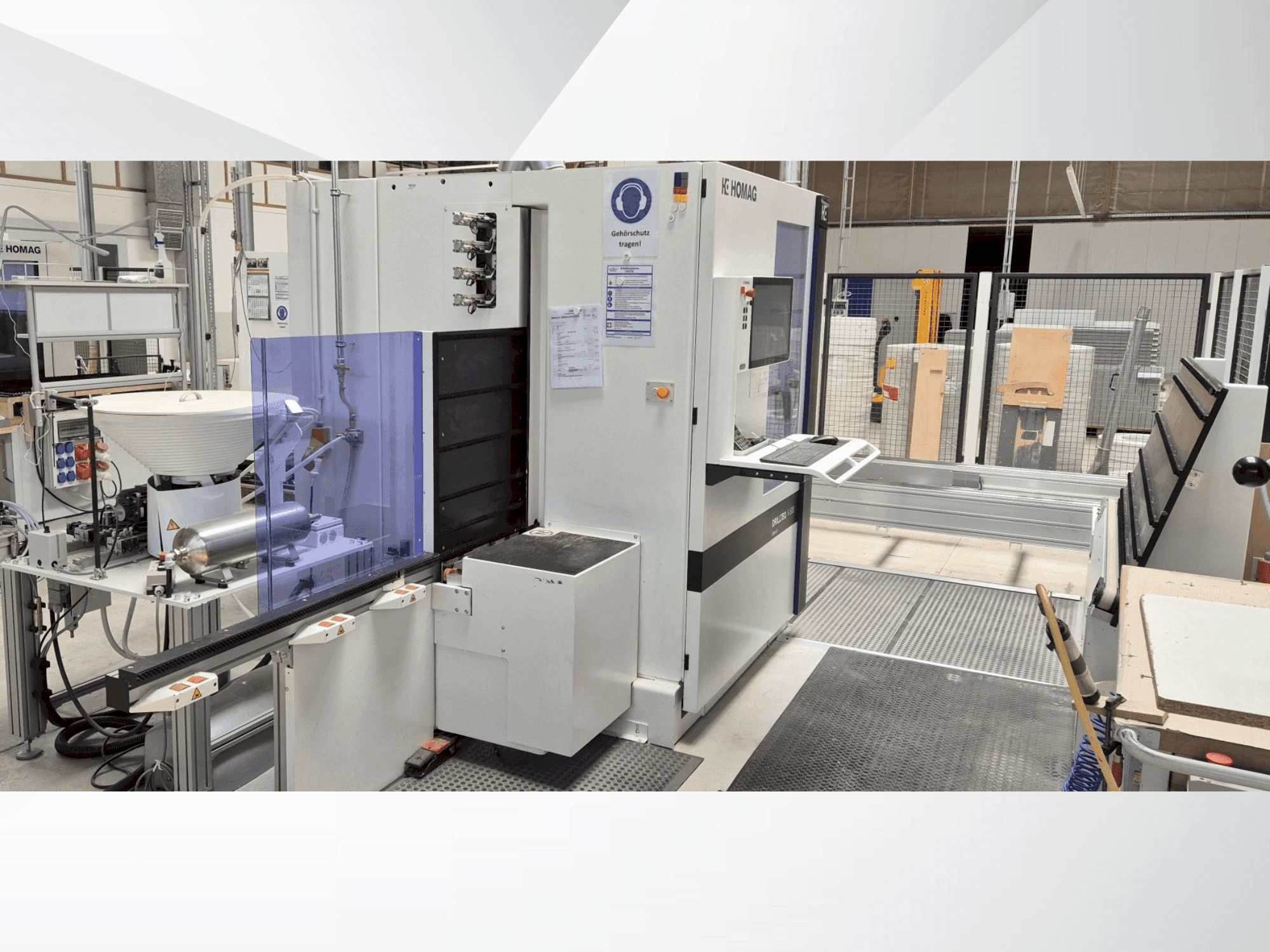 Makine HOMAG DRILLTEQ V-500 - Önden görünüm