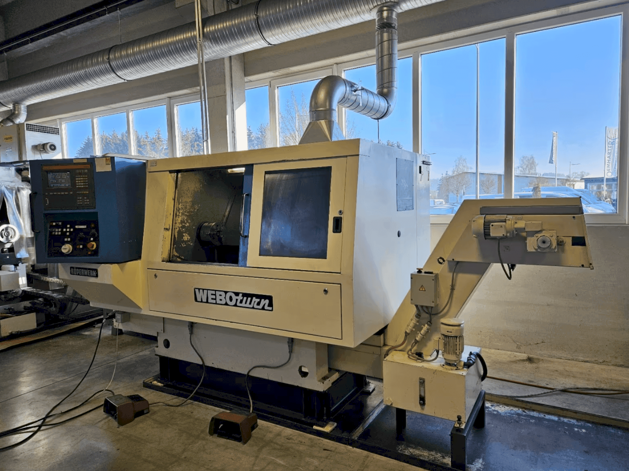 Makine ROEPERWERK WEBOturn - Önden görünüm