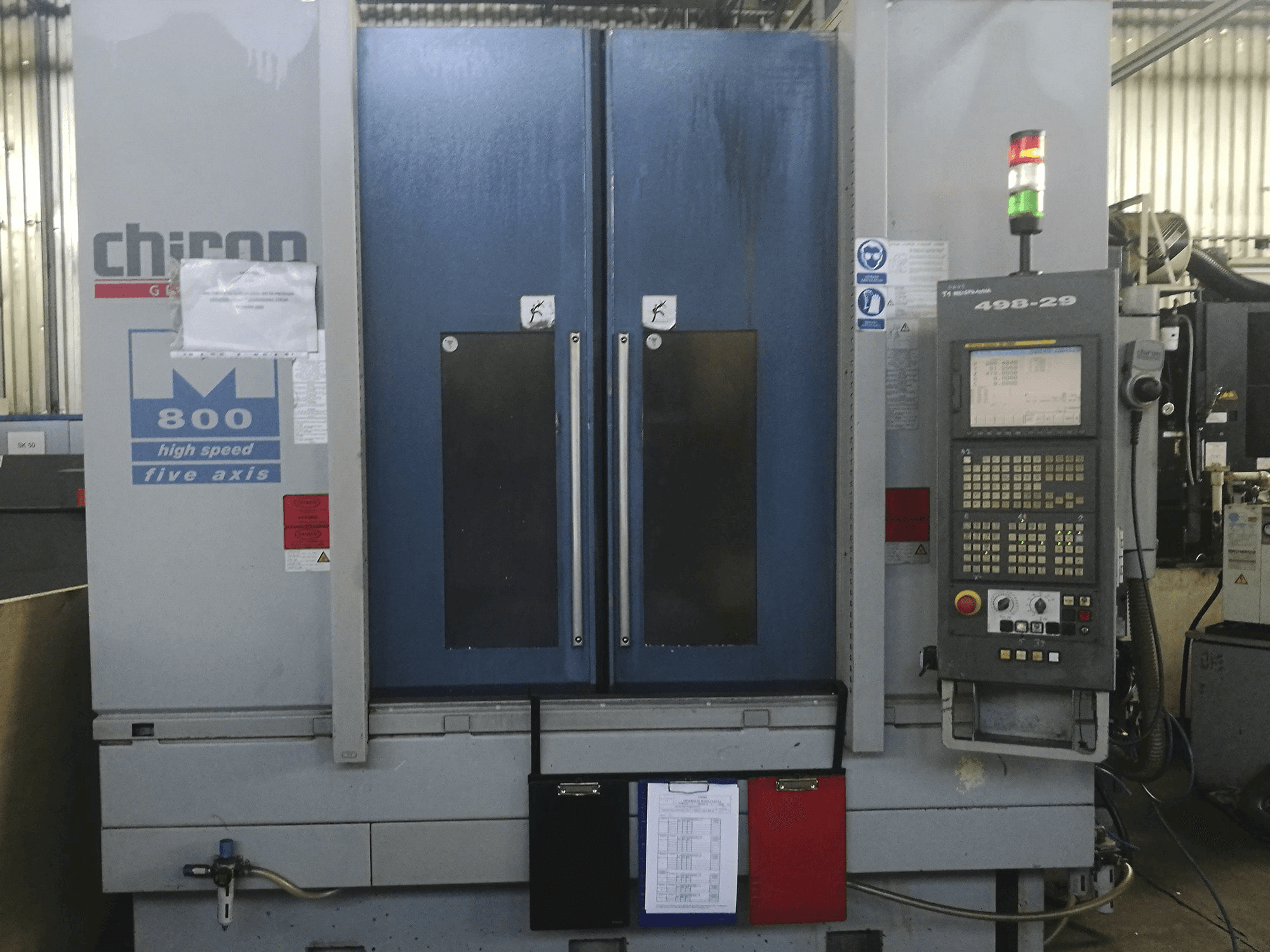 Makine CHIRON - Önden görünüm MILL 800