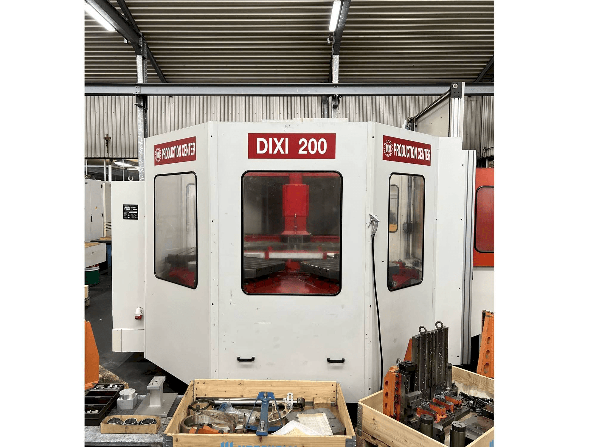 Makine DIXI 200 - Önden görünüm