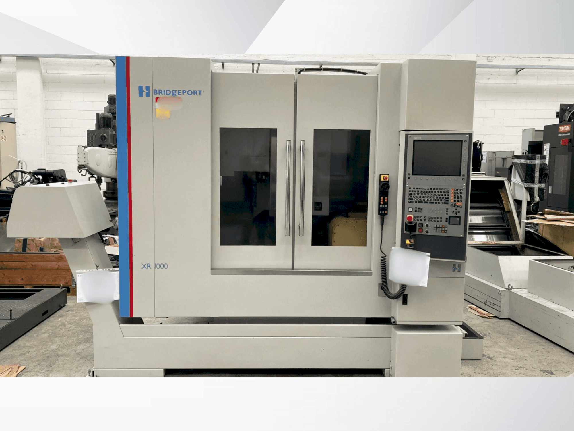 Makine Bridgeport XR 1000 - Önden görünüm