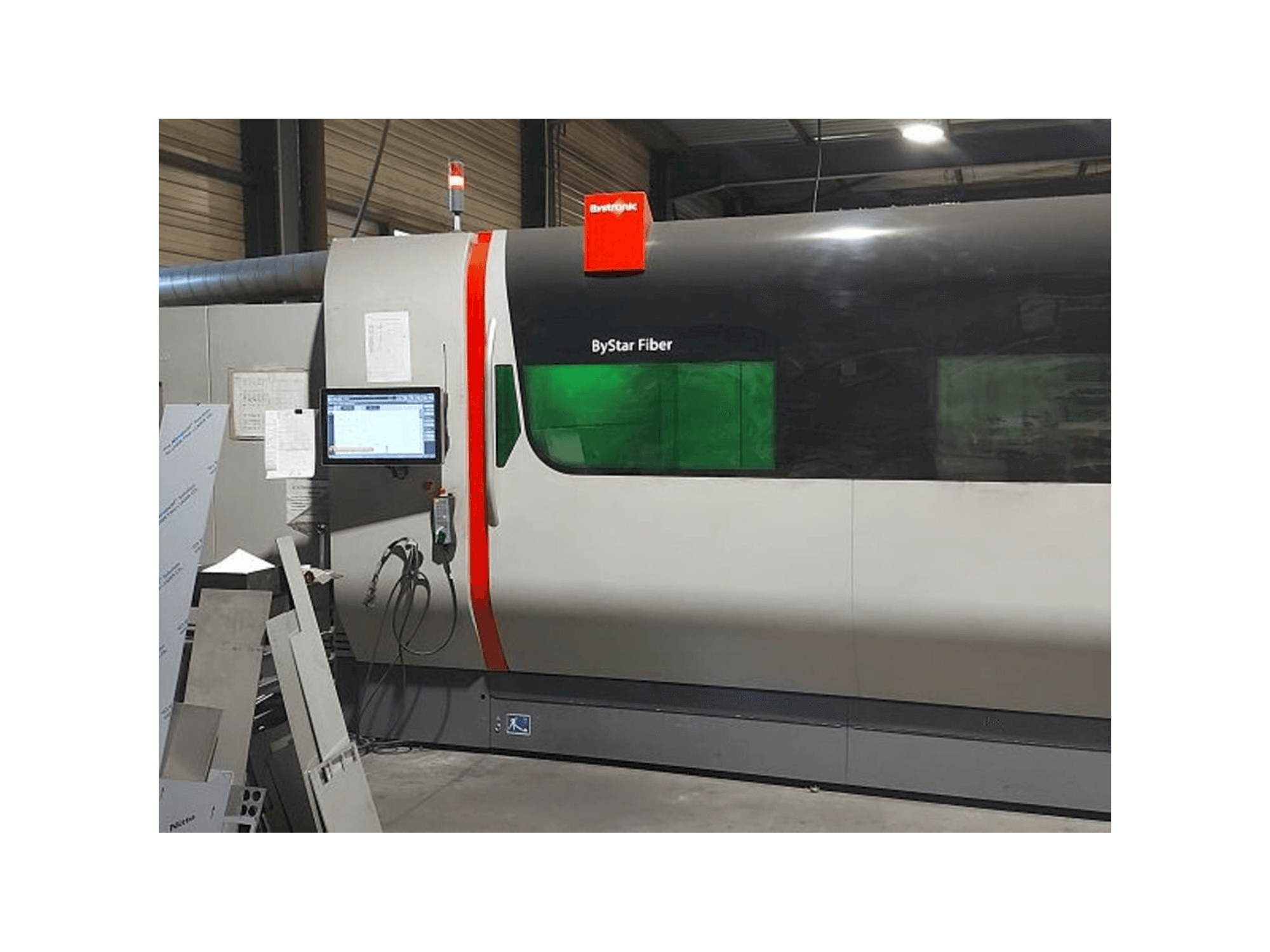 Makine Bystronic Bystar fiber - Önden görünüm