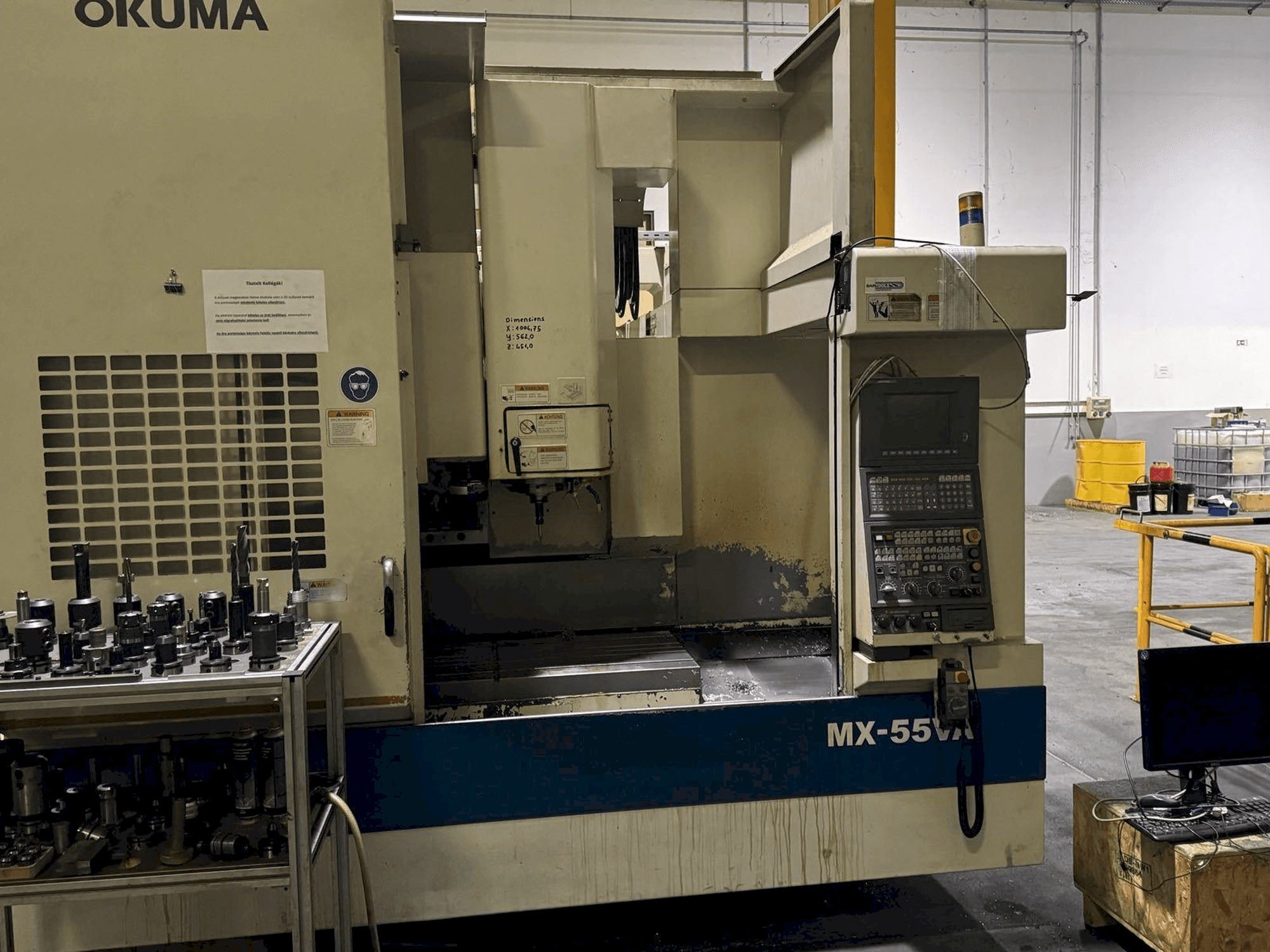 Makine Okuma MX55-VA - Önden görünüm