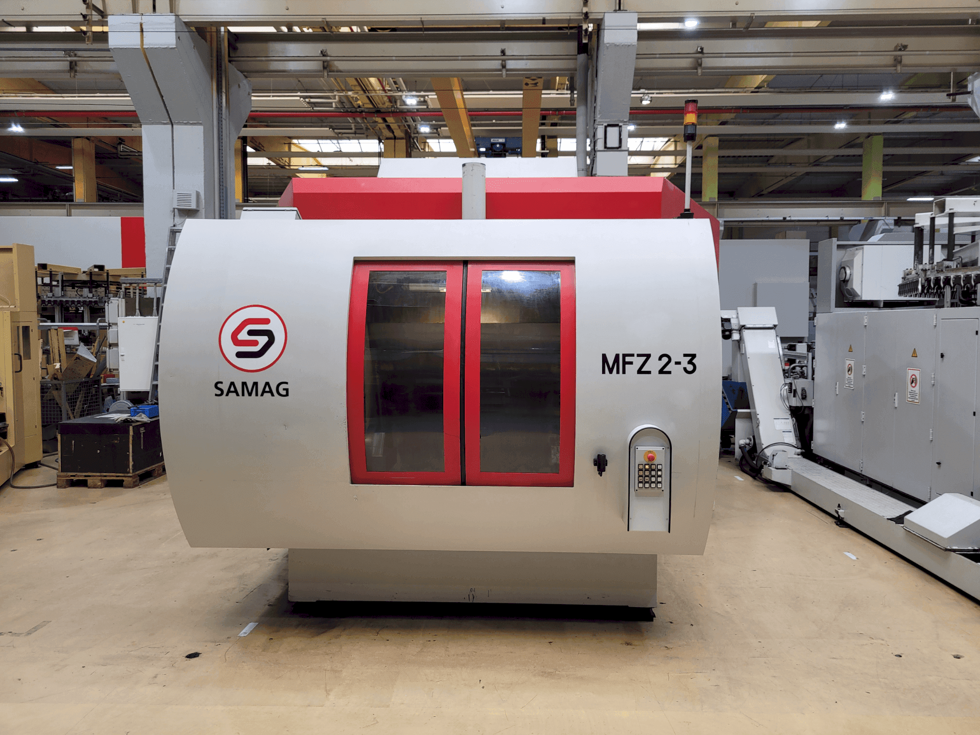 Makine SAMAG MFZ 2-3 - Önden görünüm