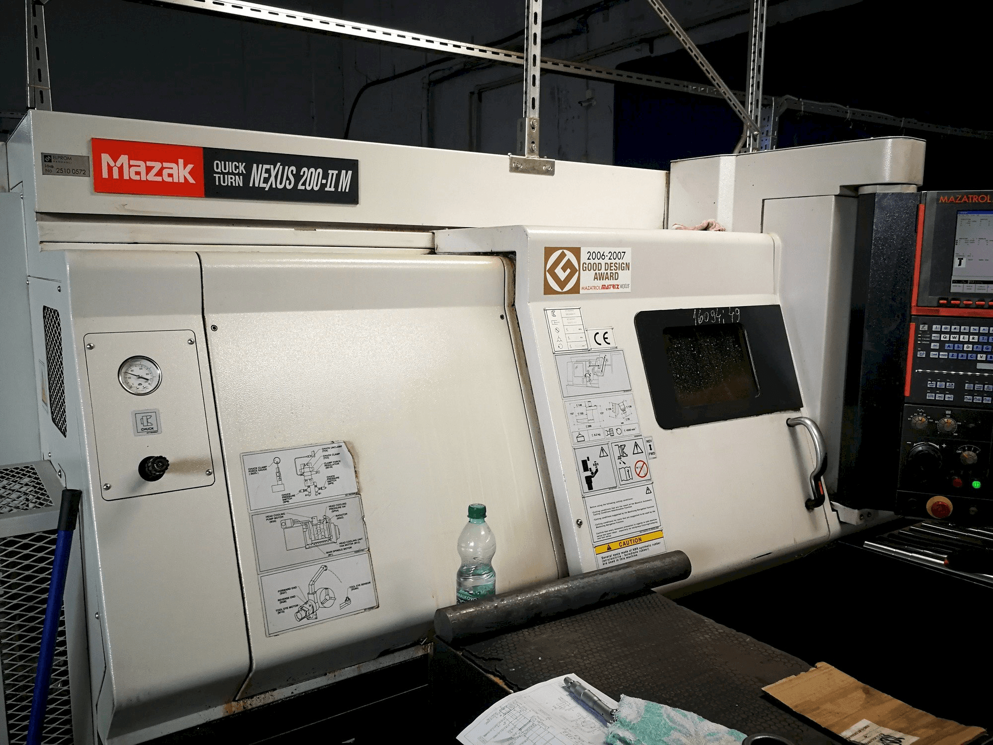 Makine Mazak Quick Turn Nexus 250-II M - Önden görünüm