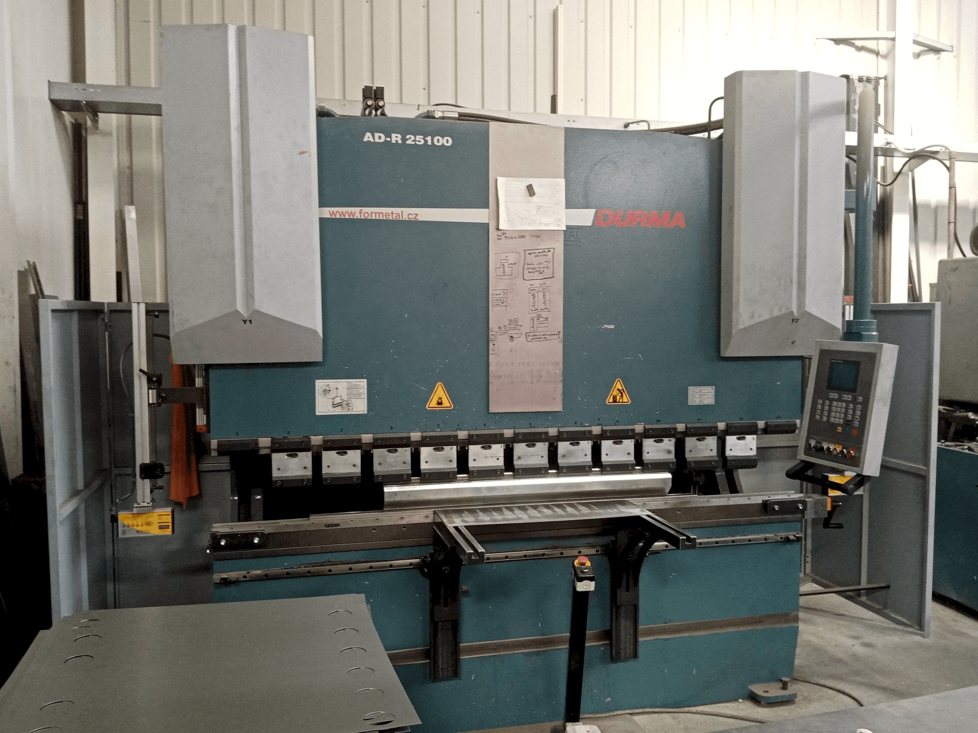 Makine Durma AD-R 25100 - Önden görünüm