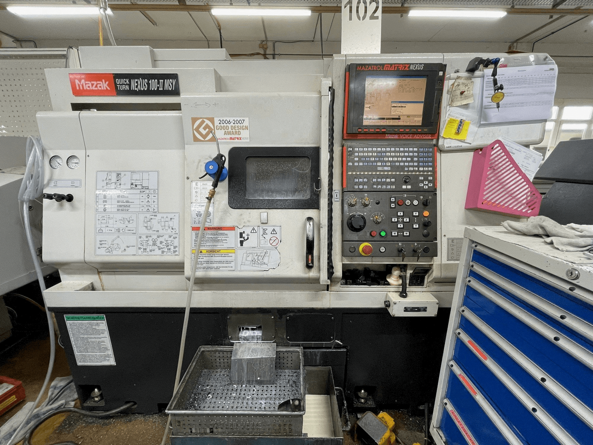 Makine Mazak QUICK TURN NEXUS 100-II MSY - Önden görünüm