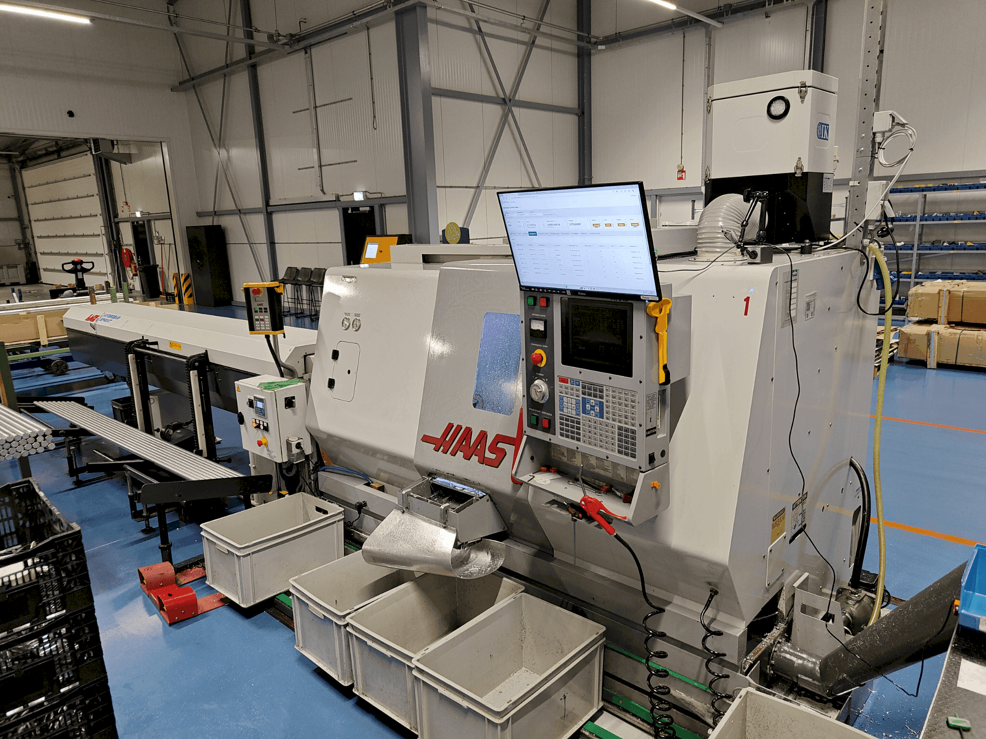 Makine HAAS TL-15HE - Önden görünüm