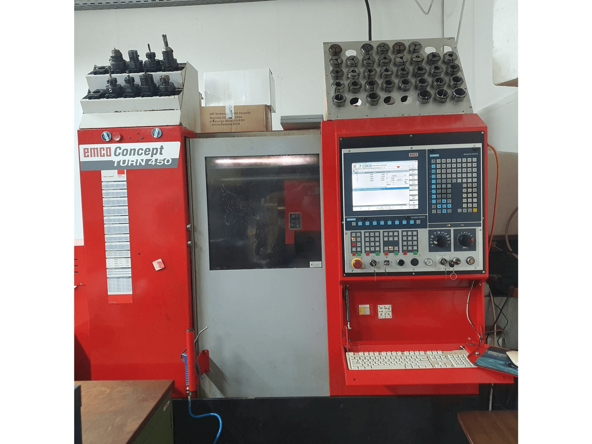 Makine EMCO Concept 450 - Önden görünüm