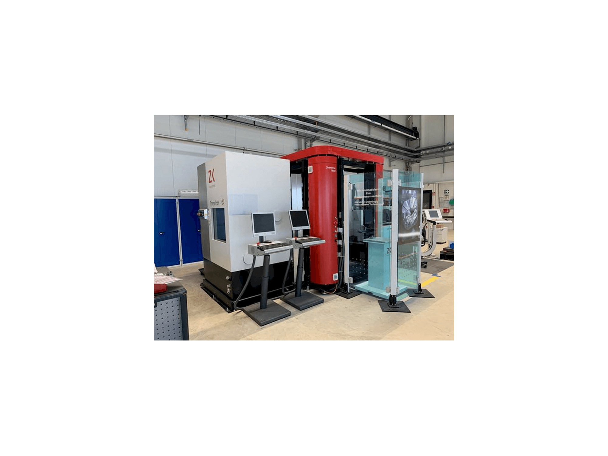 Makine Zimmer+Kreim Chameleon Quad + Transclean - Önden görünüm