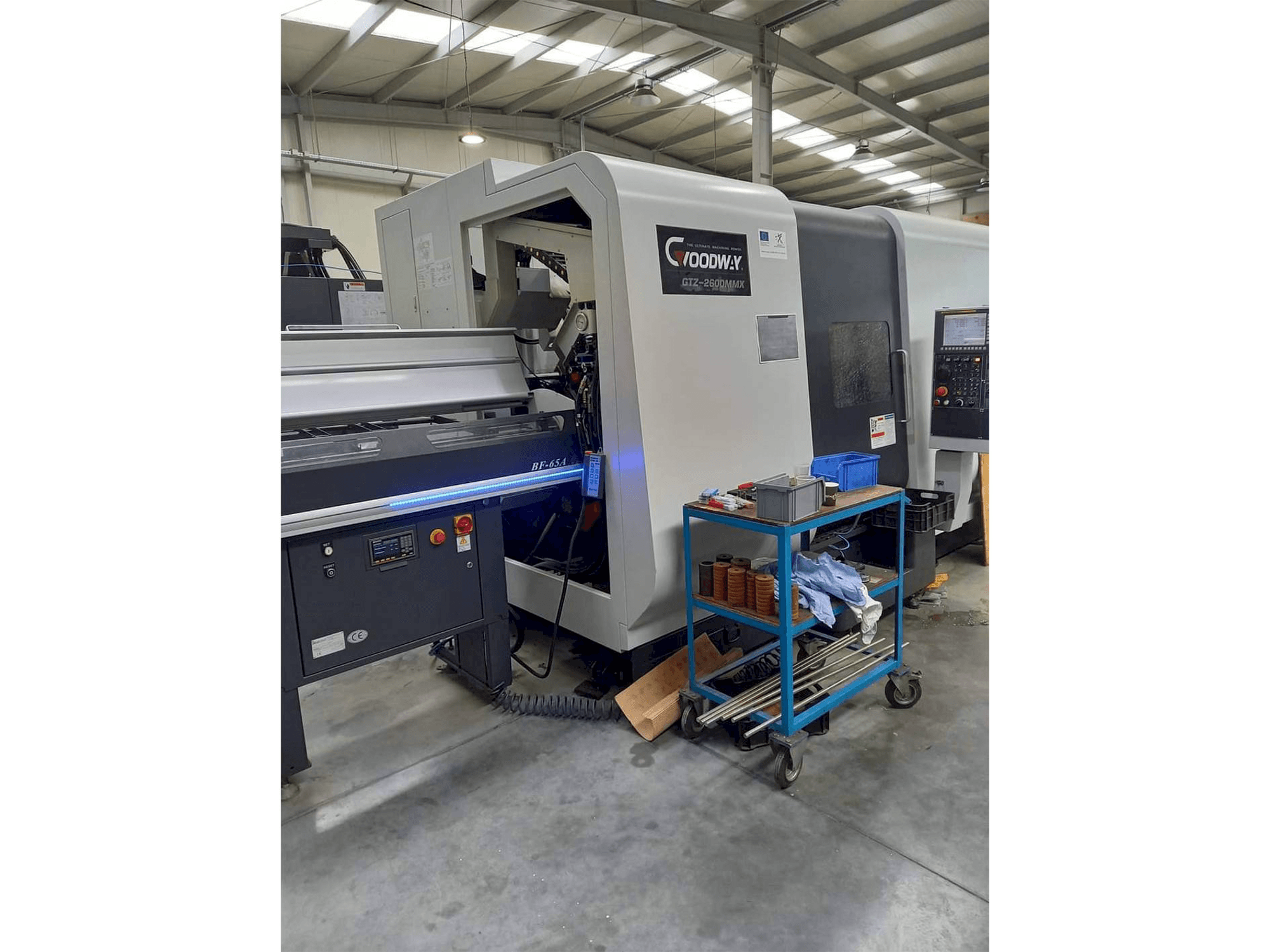 Makine Goodway GTZ-2600 MMX - Önden görünüm