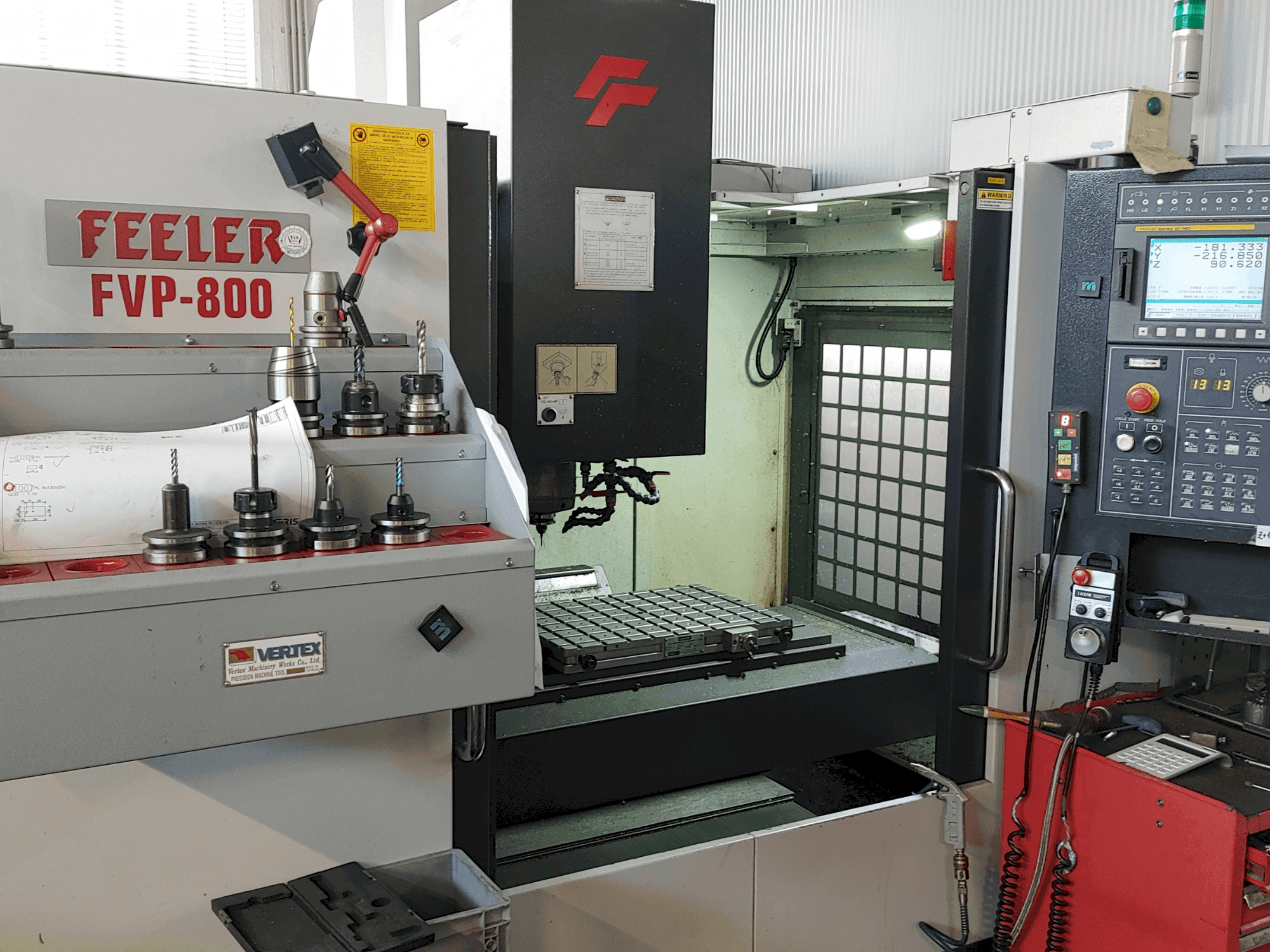 Makine Feeler PVF 800 - Önden görünüm