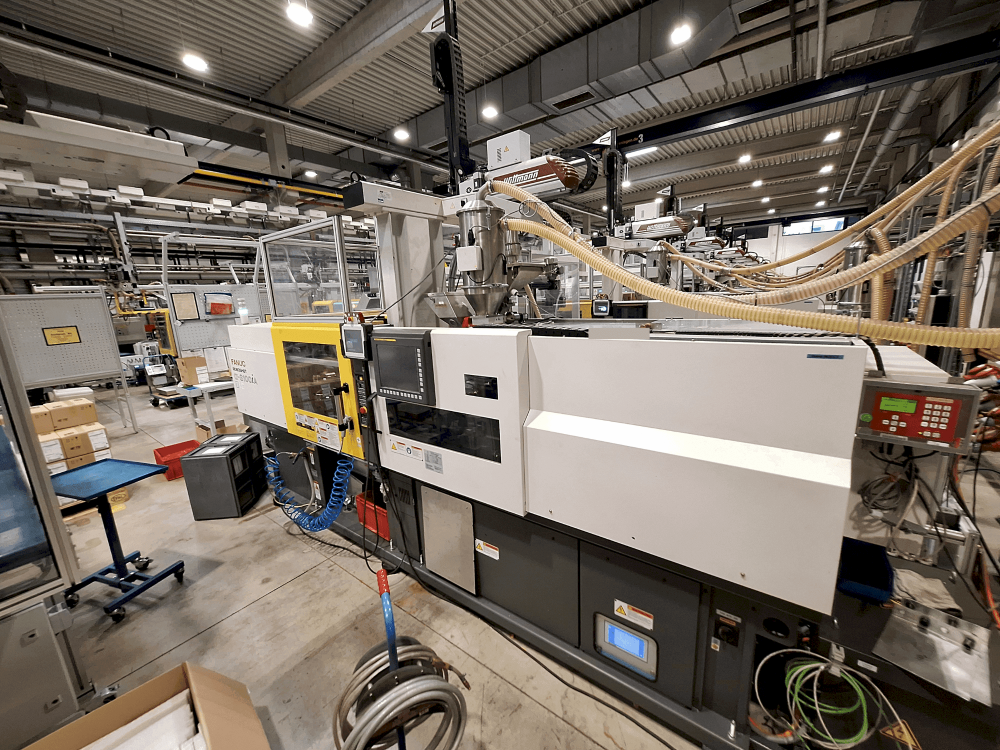Makine FANUC Roboshot S100iA - Önden görünüm