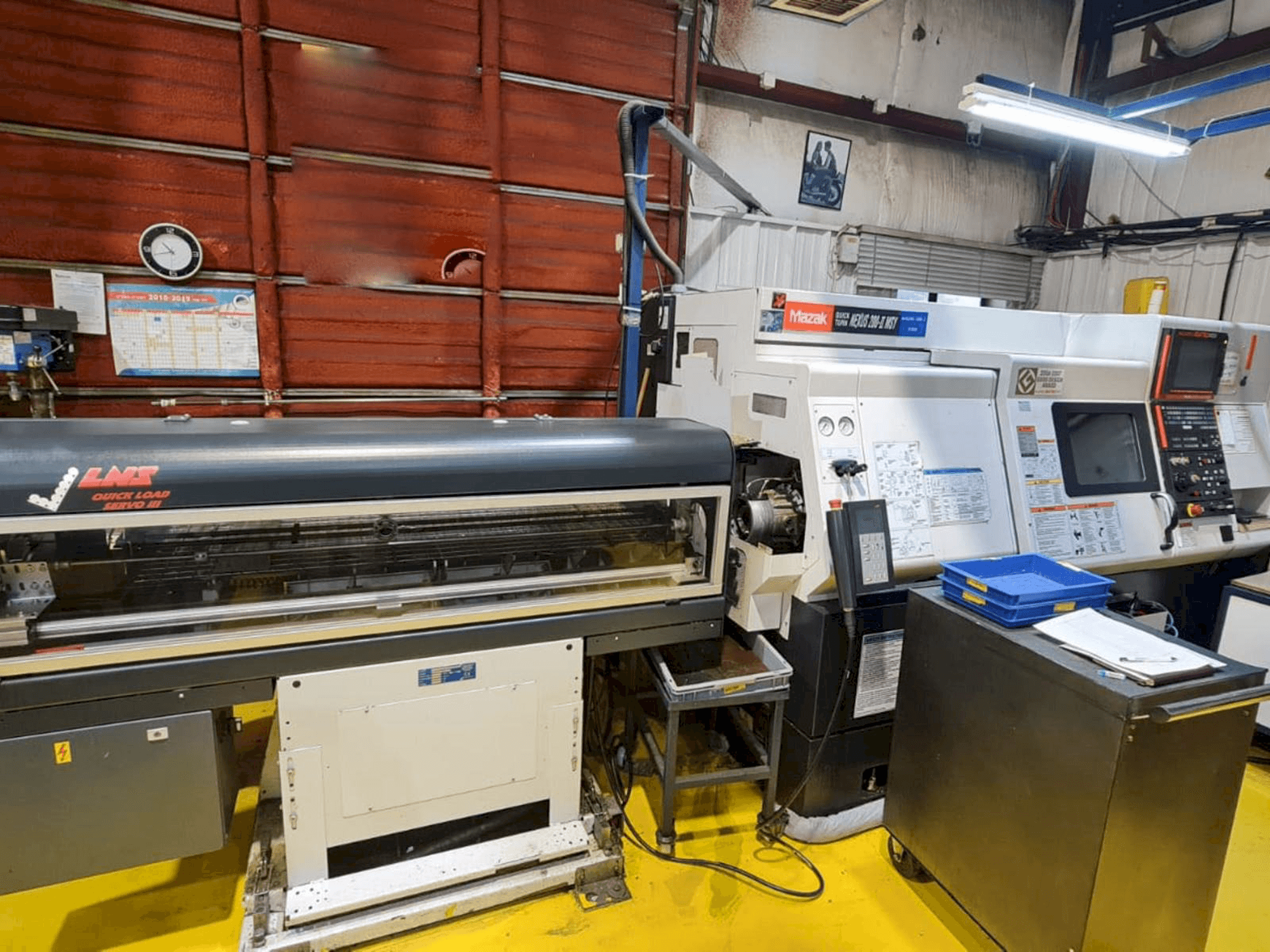 Makine Mazak Quick Turn Nexus 200-II MSY - Önden görünüm