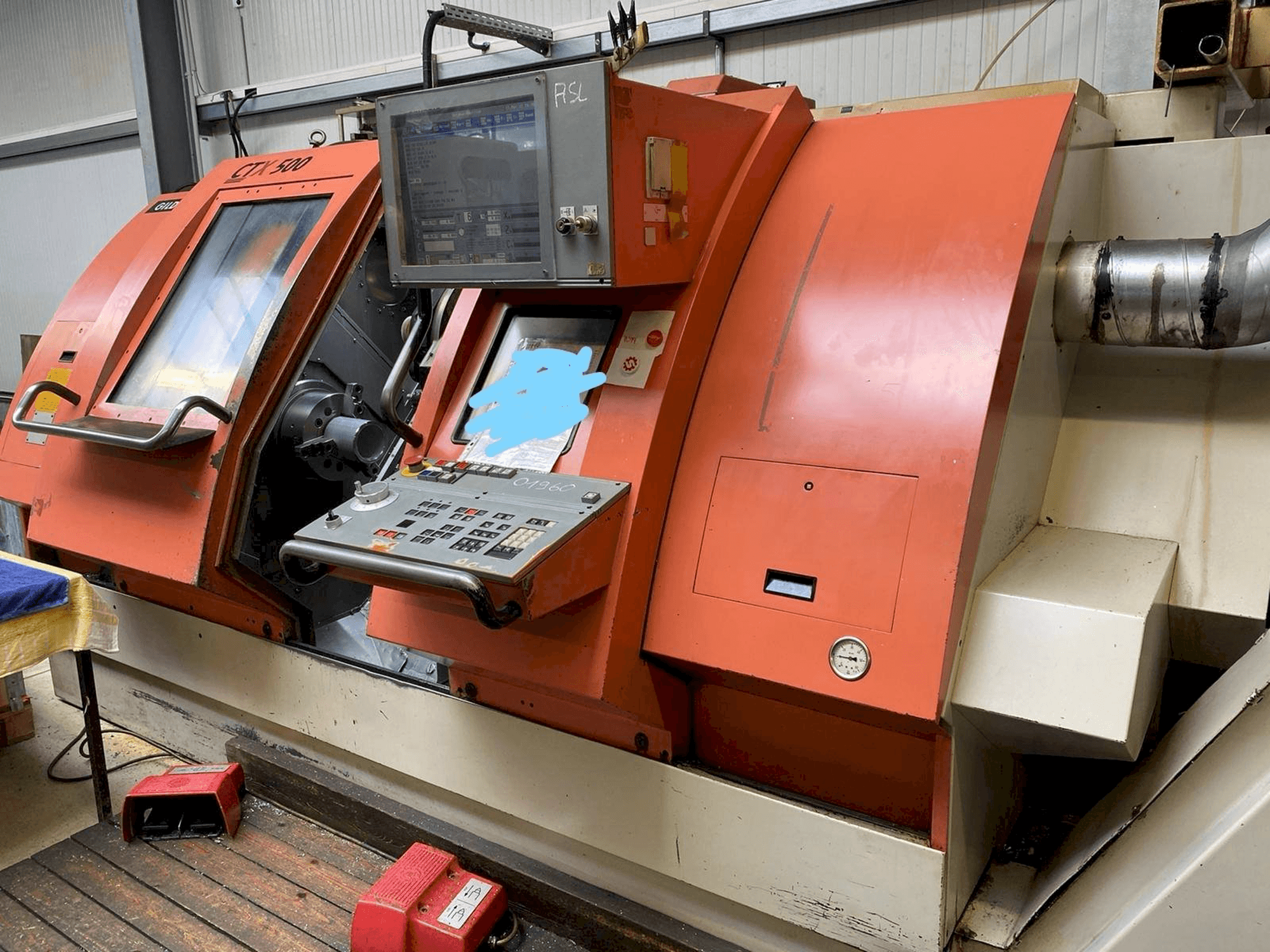 Makine Gildemeister CTX 500 - Sağ taraf görünümü
