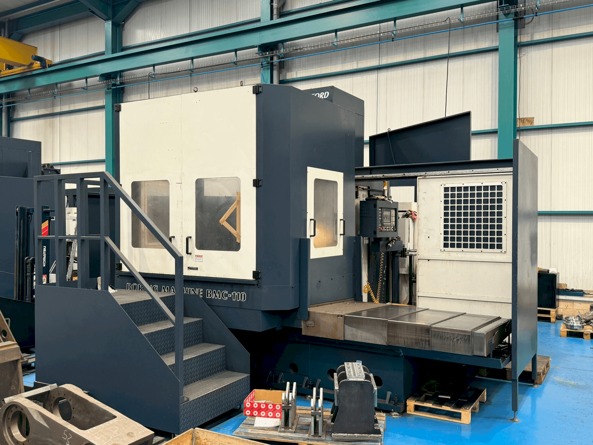 Makine Johnford BMC 110 - Önden görünüm