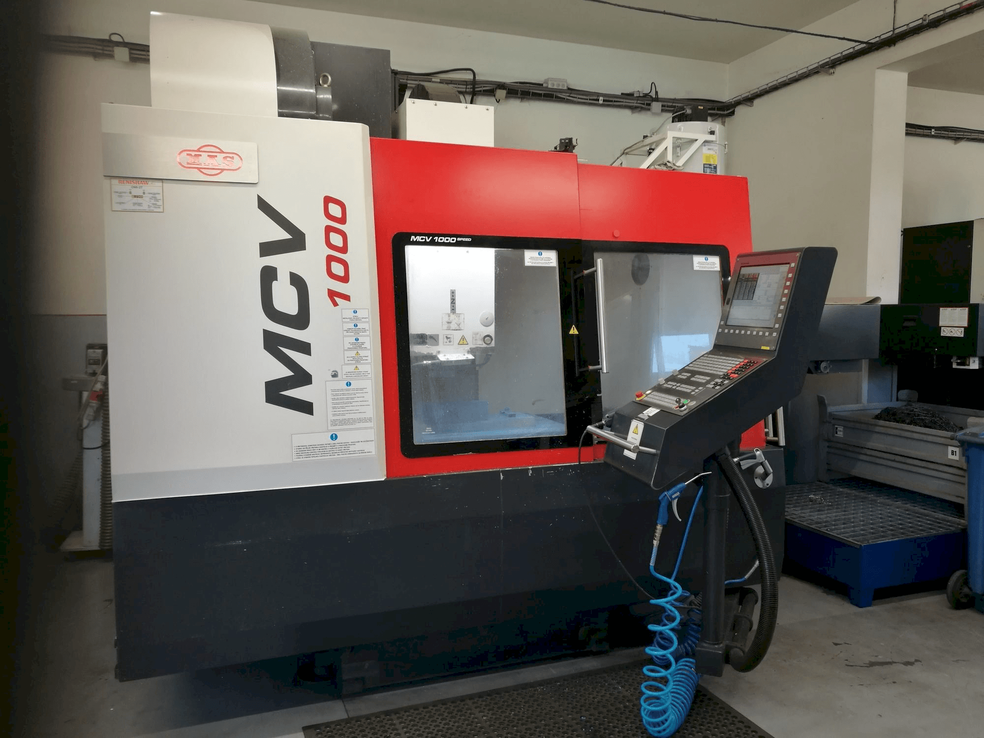 Makine KOVOSVIT MAS MCV 1000 Speed - Önden görünüm